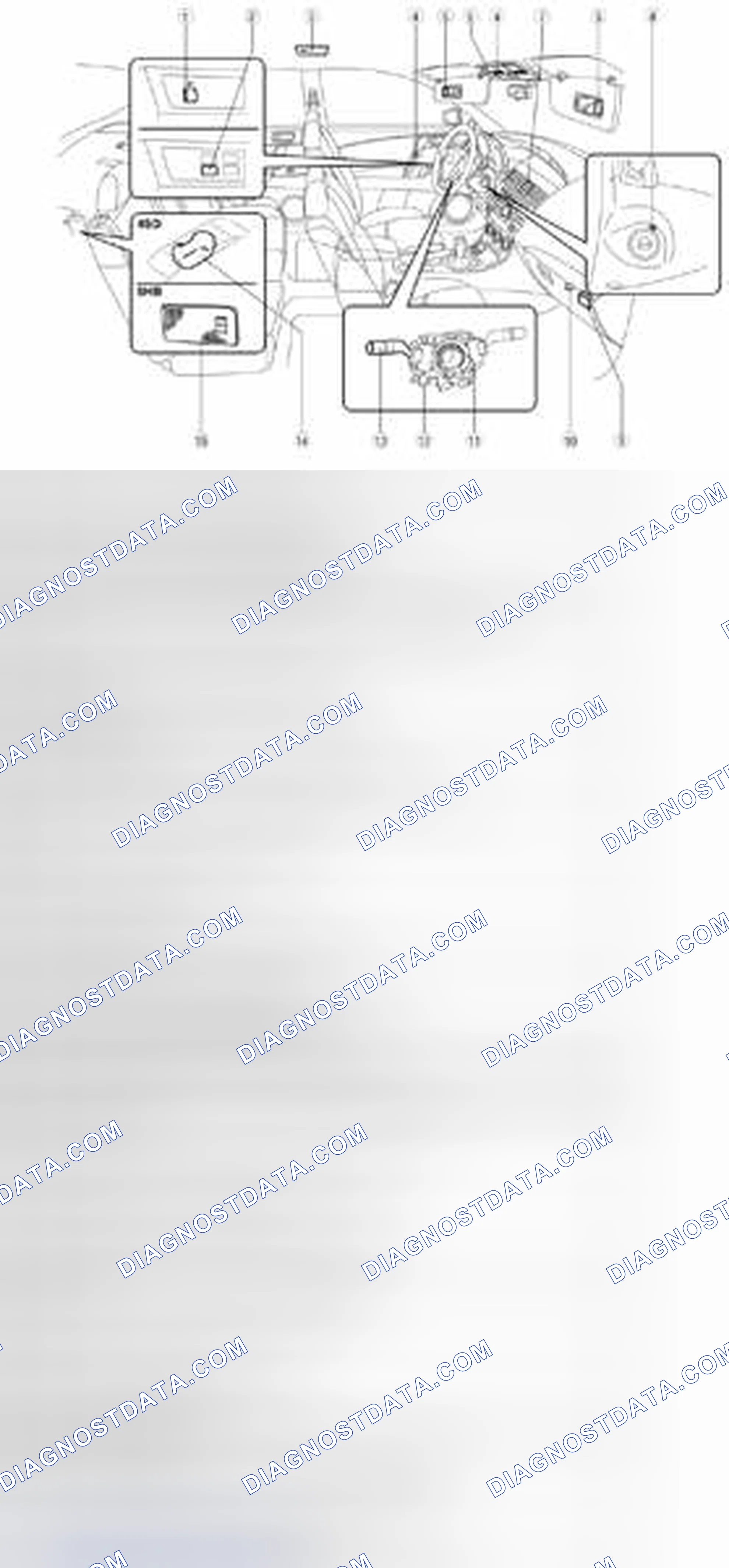 Fig. 2: Locating Interior Lighting Systems Components
