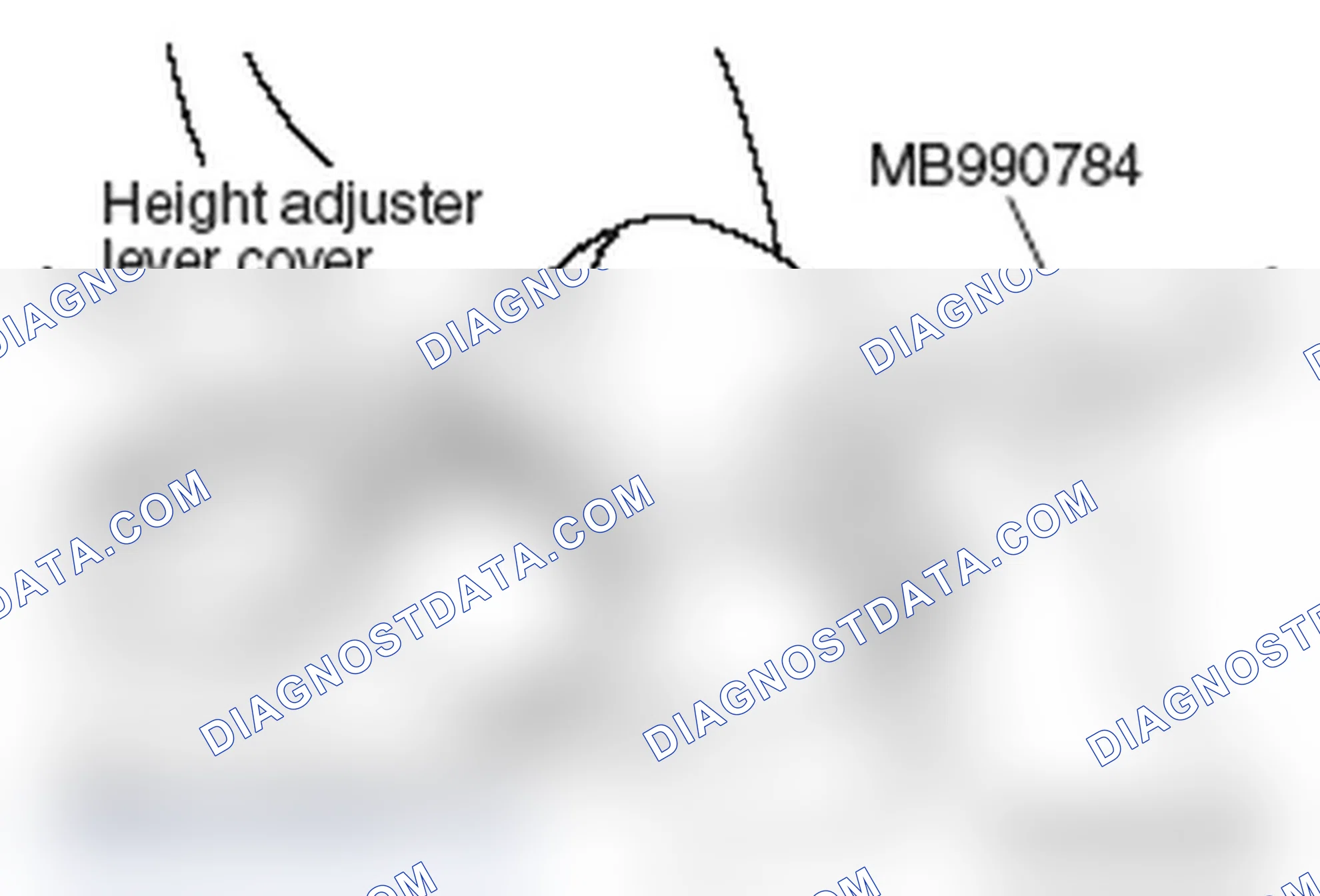 Scheme 35: << A >> HEIGHT ADJUSTER CAP REMOVAL