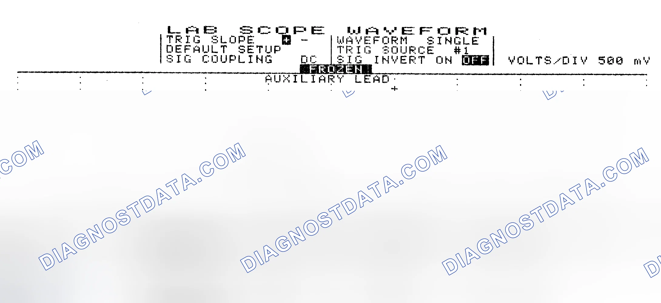 Scheme 10: Single Injector w/Excessive Current Flow - Current Pattern