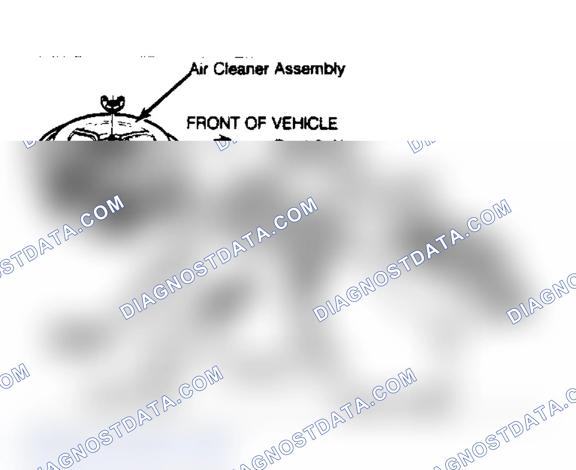 Scheme 46: View of Typical Thermostatic Air Cleaner (TAC) Assembly
