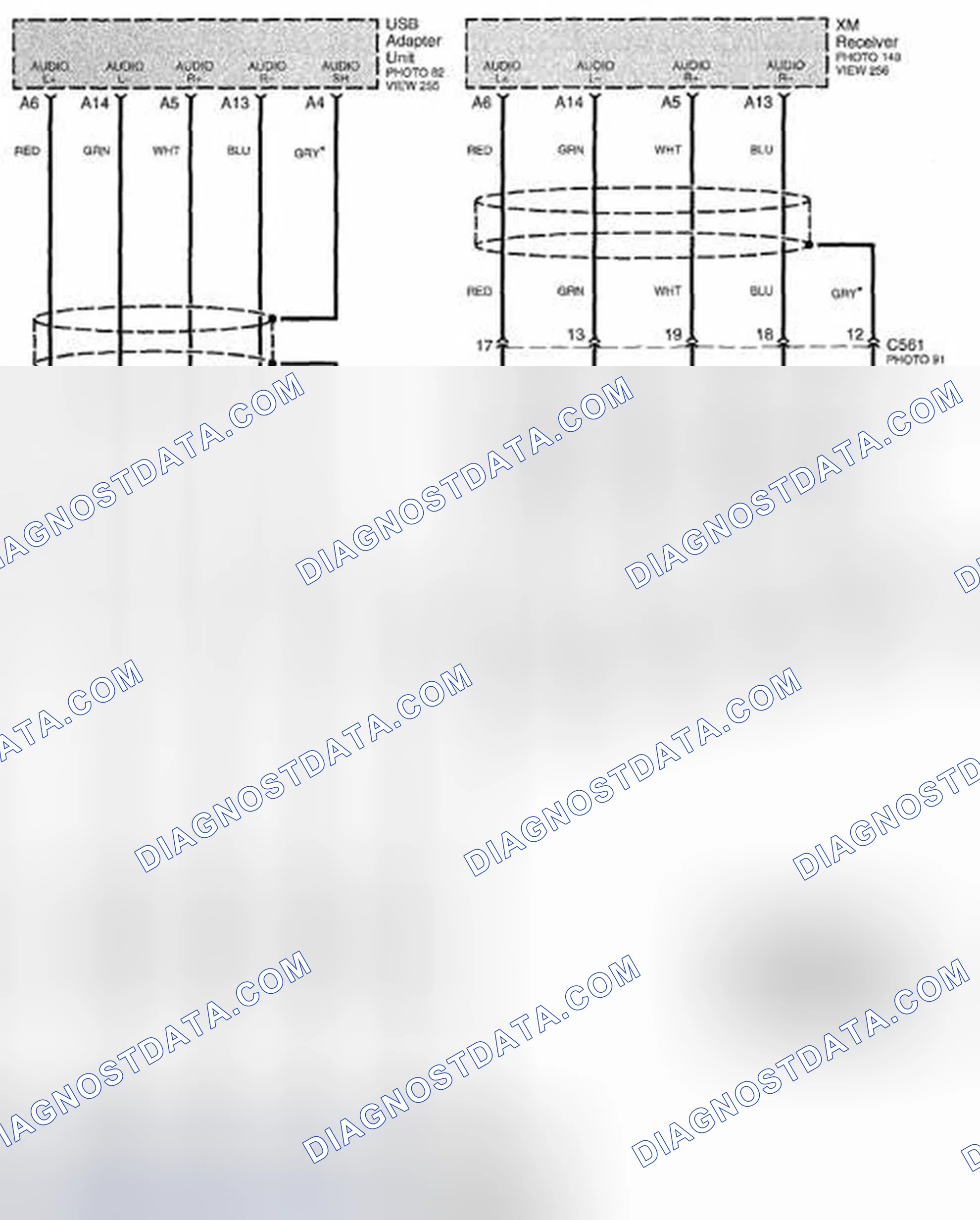Scheme 181: GA-NET Audio (Navigation) Circuit Diagram (Page 50-6)