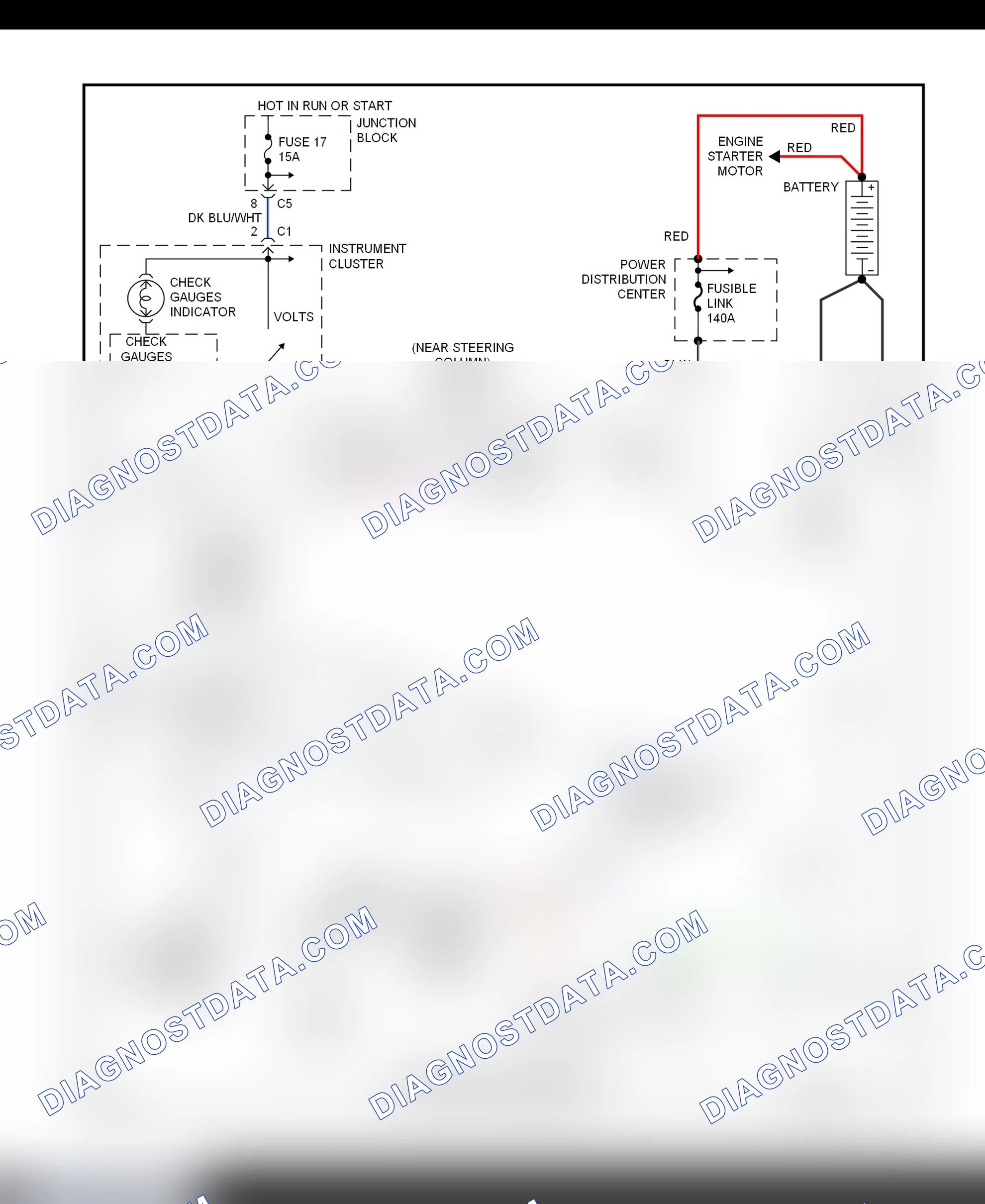 Scheme 2: Charging System Wiring Diagram (Durango)