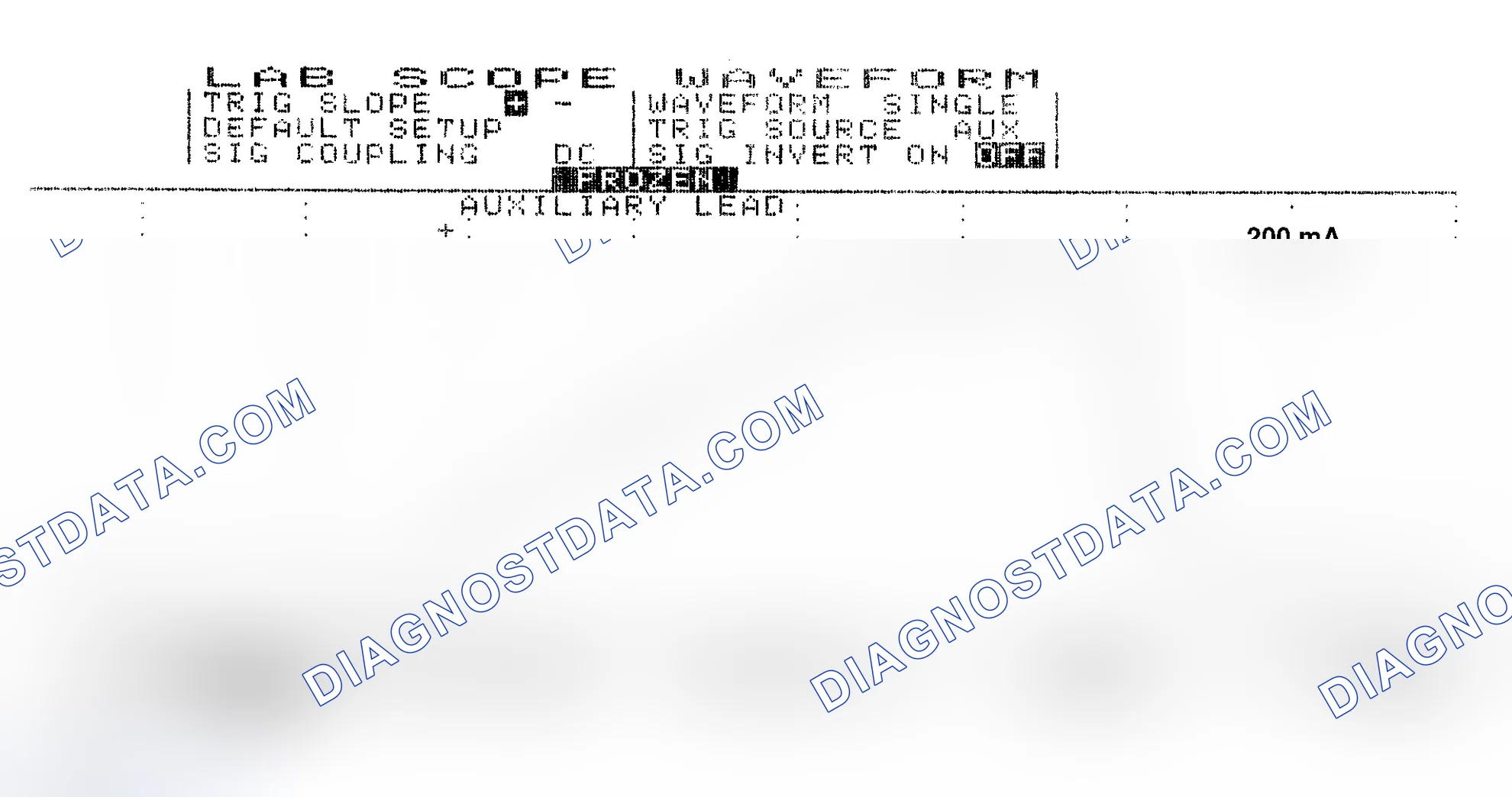 Scheme 13: Single Injector w/Normal Current Flow - Current Pattern