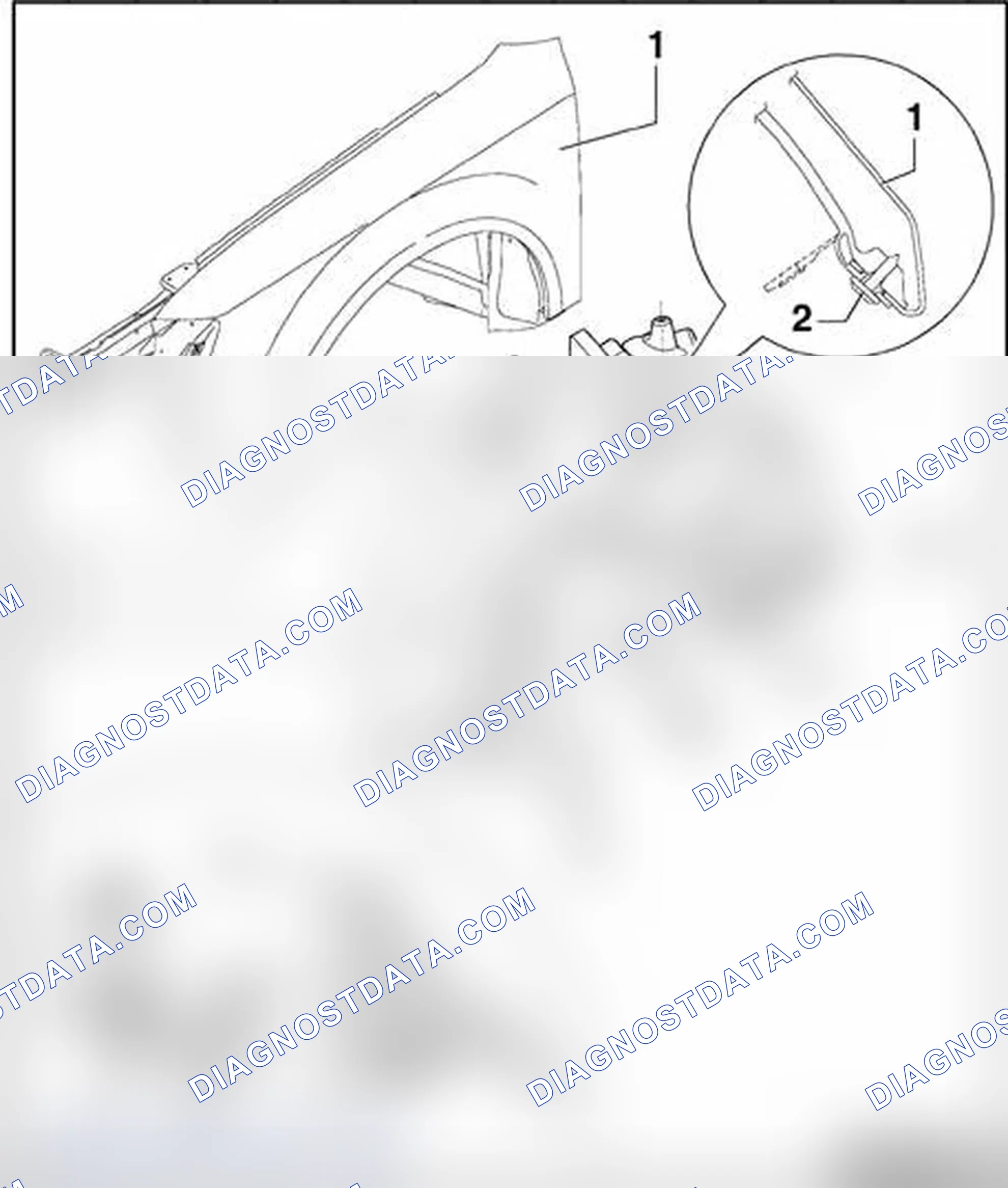 Scheme 279: Front wheelhousing liner