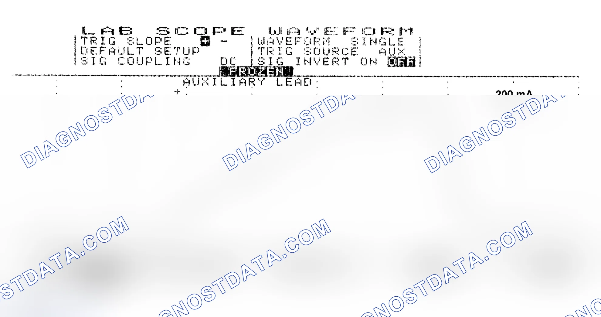 Scheme 13: Single Injector w/Normal Current Flow - Current Pattern
