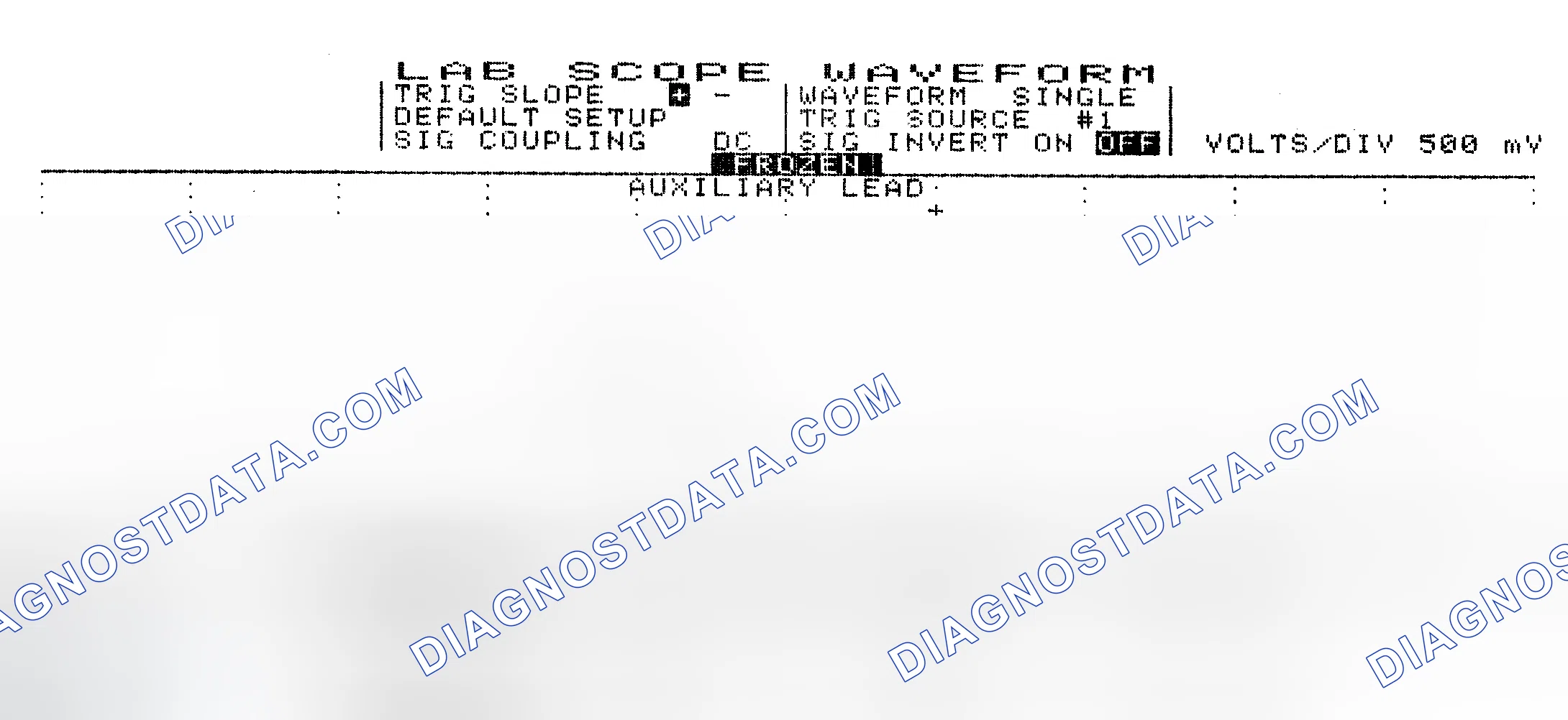 Scheme 10: Single Injector w/Excessive Current Flow - Current Pattern