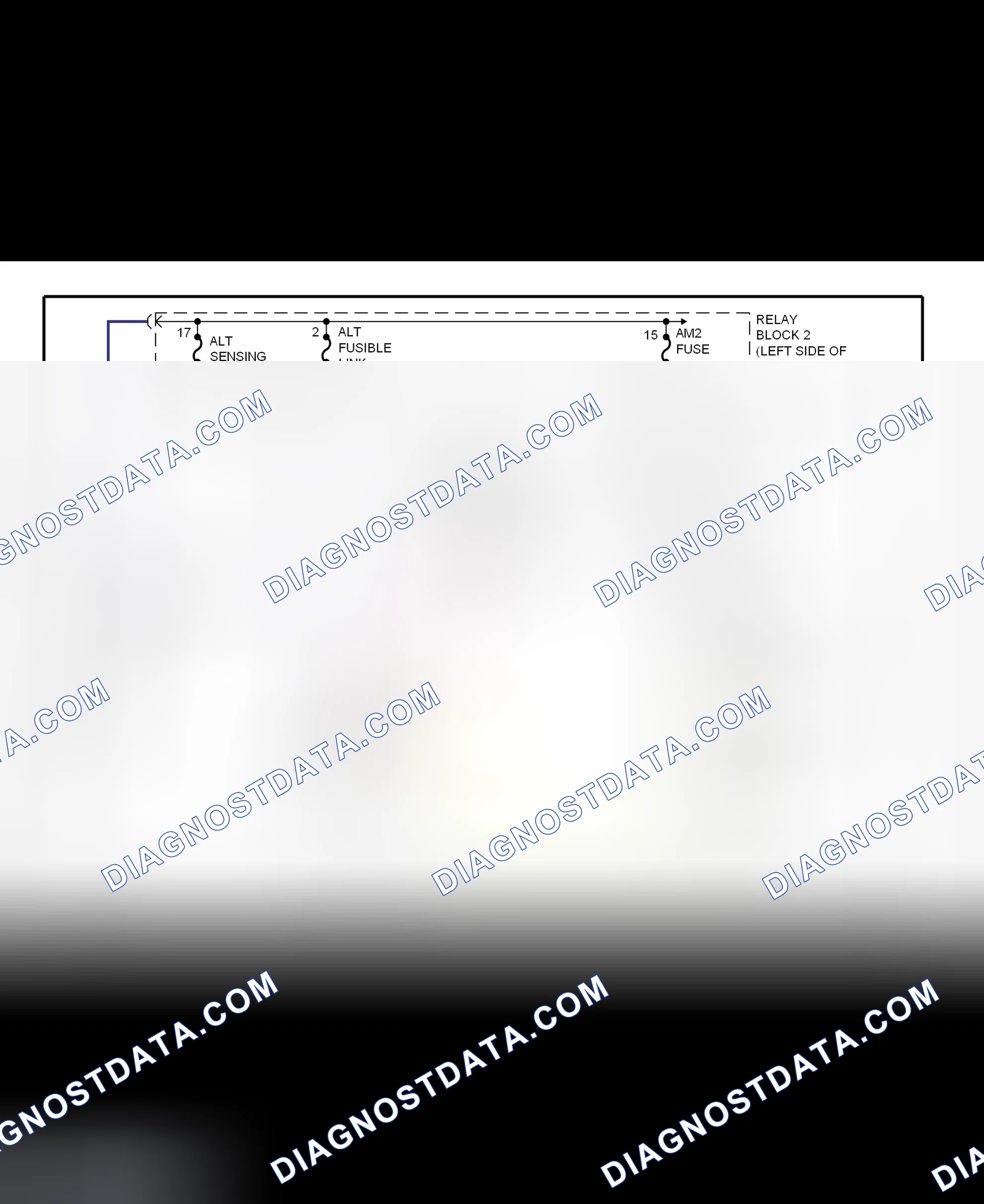 Scheme 2: Charging System Wiring Diagram (GS300)