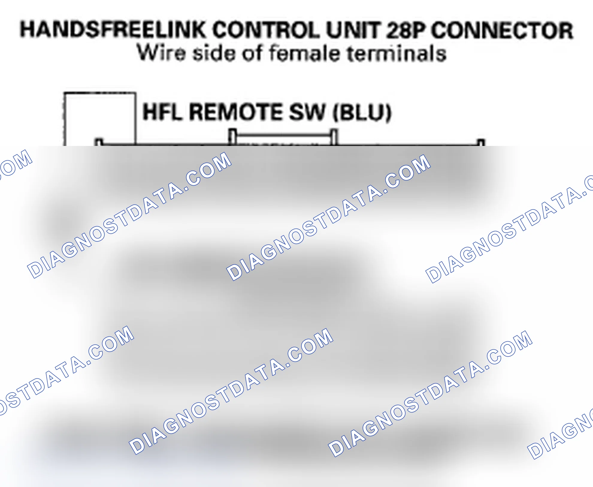 Scheme 18: DTC B1779: HFL Switch (HFL TALK/HFL BACK Buttons) Circuit Open/Short
