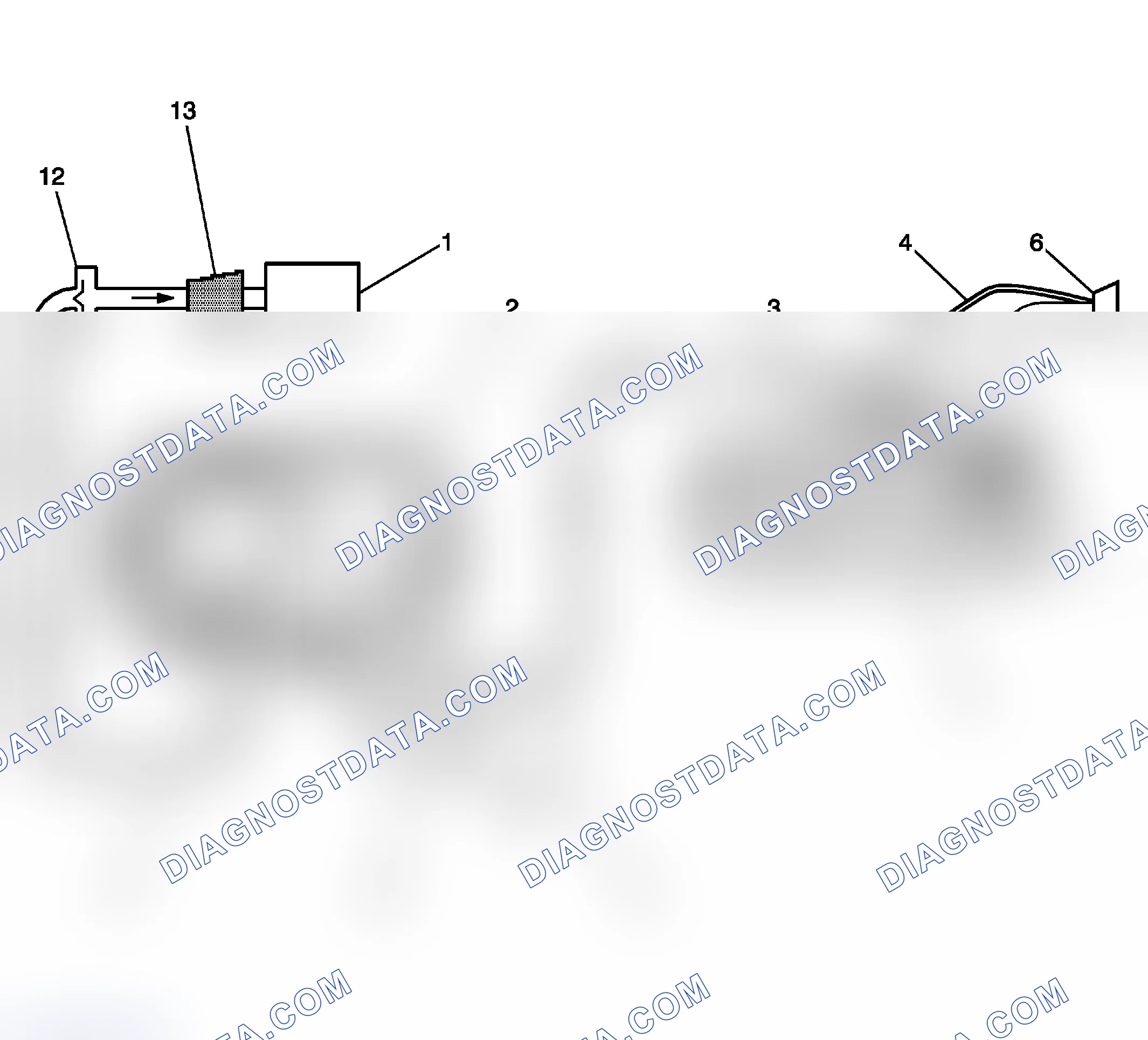 Scheme 77: Typical Evaporative Emission (EVAP) System Hose Routing Diagram