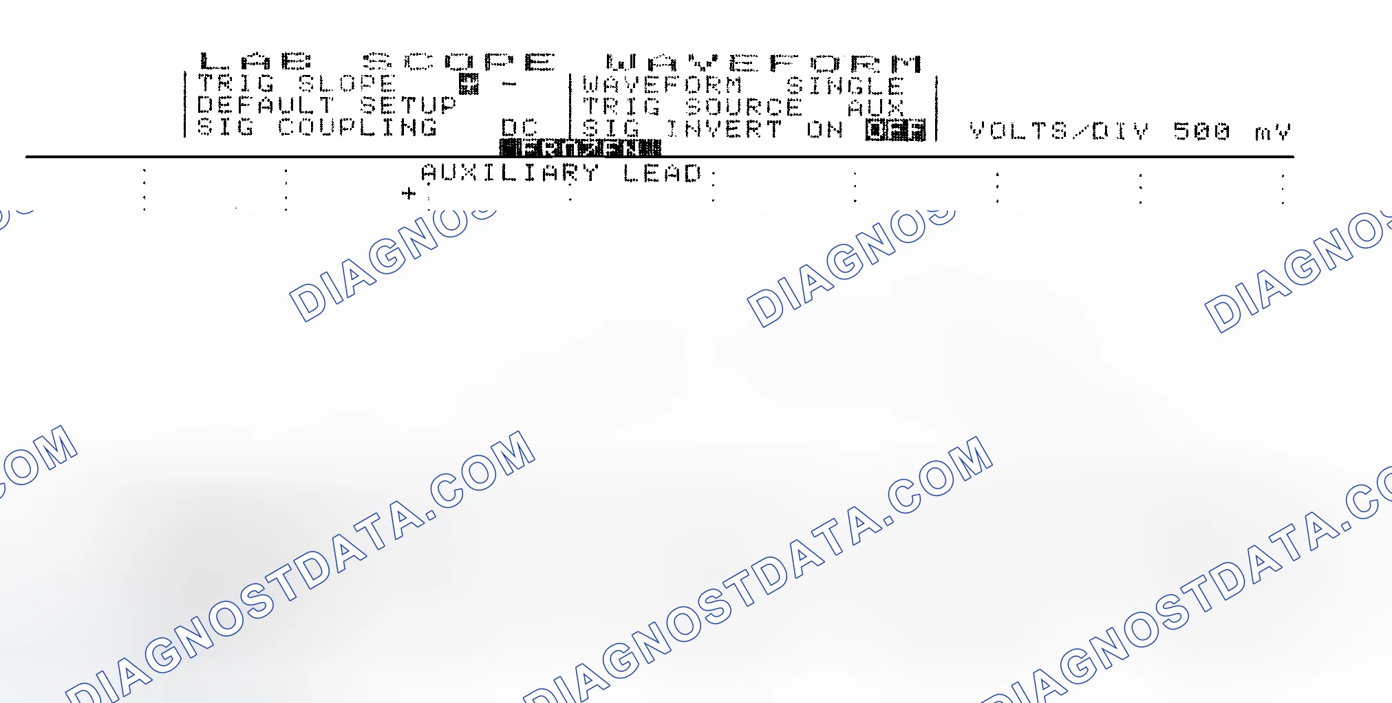 Scheme 14: Single Injector w/Excessive Current Flow - Current Pattern