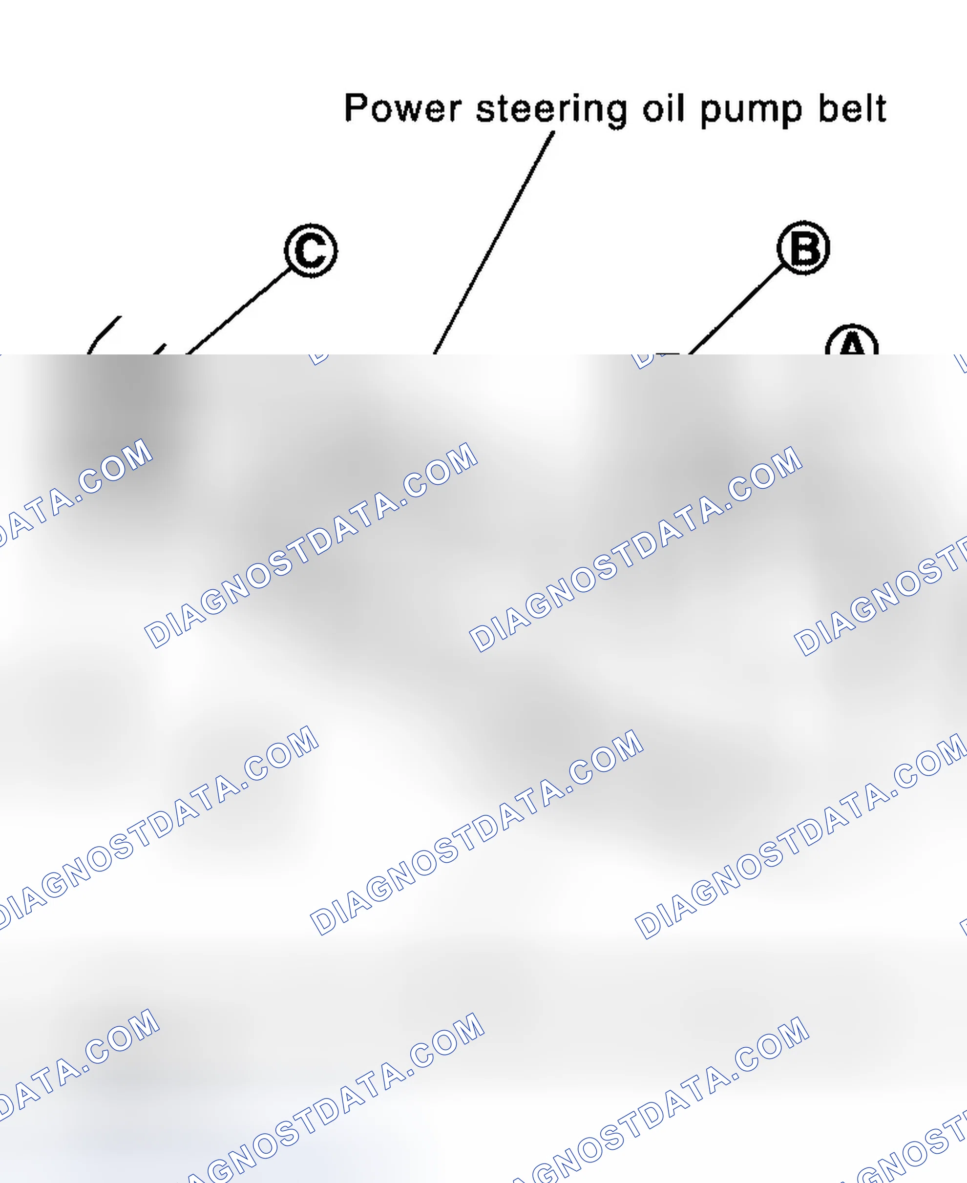 Scheme 12: POWER STEERING OIL PUMP BELT