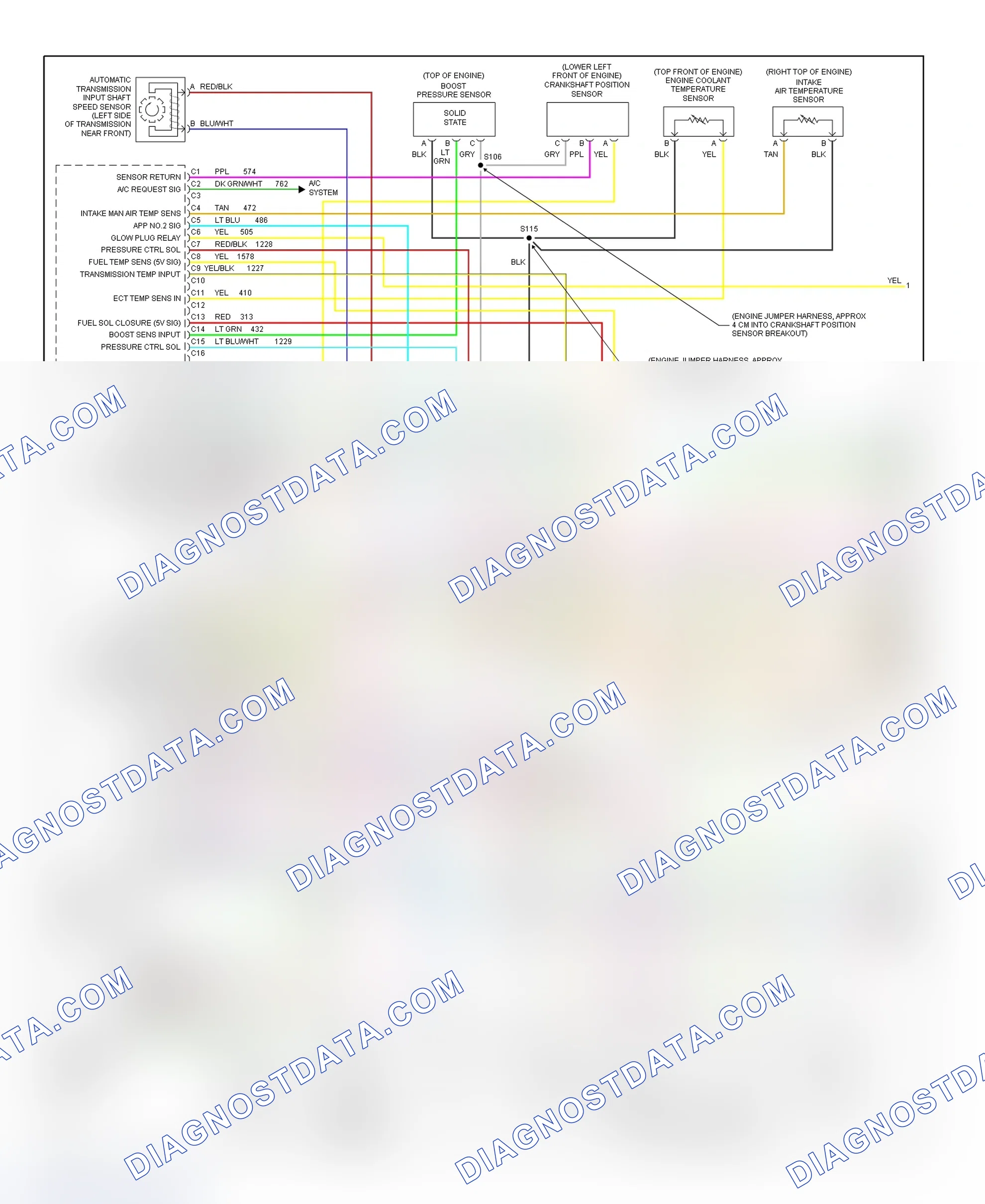 Scheme 9: PCM Wiring Diagram (6.5L - 1 Of 4)