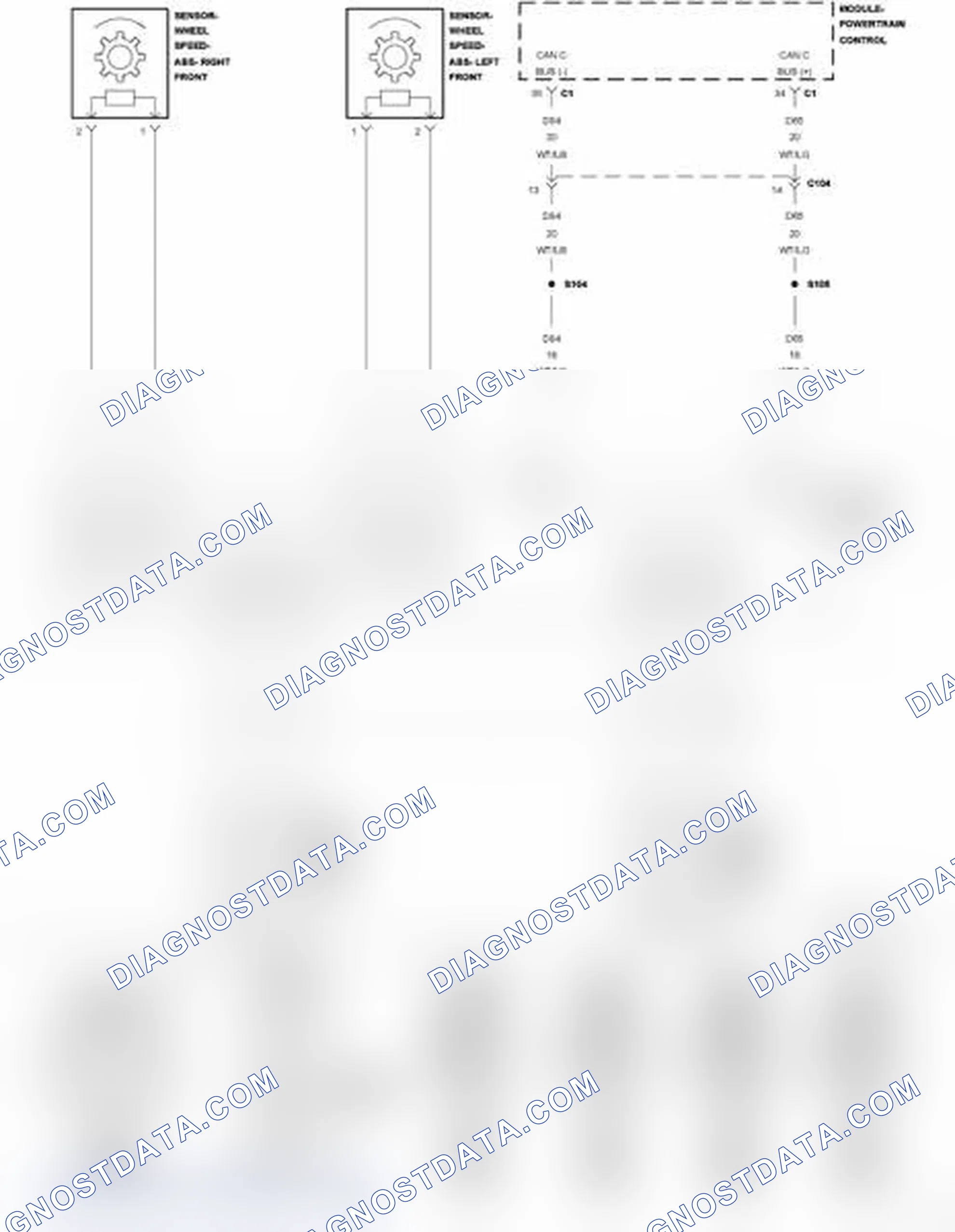 Scheme 257: P0501-VEHICLE SPEED SENSOR 1 PERFORMANCE