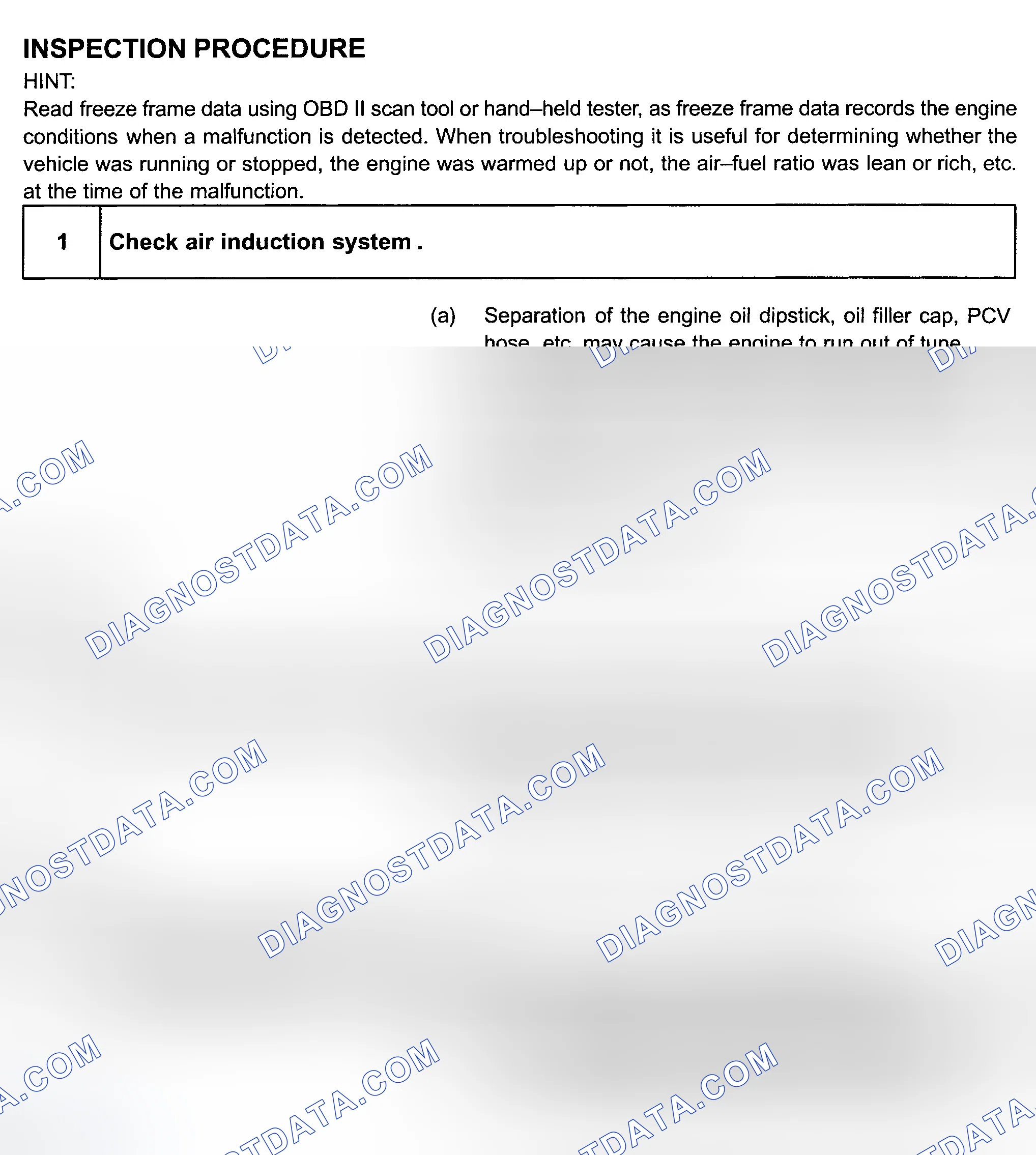 Scheme 106: Diagnosis & Repair