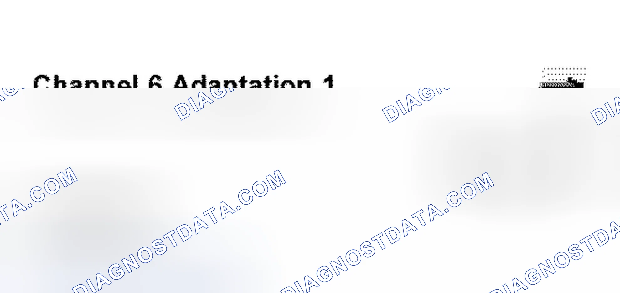 Scheme 11: Adapting SRI Inspection 1 display, channel 06 (distance)