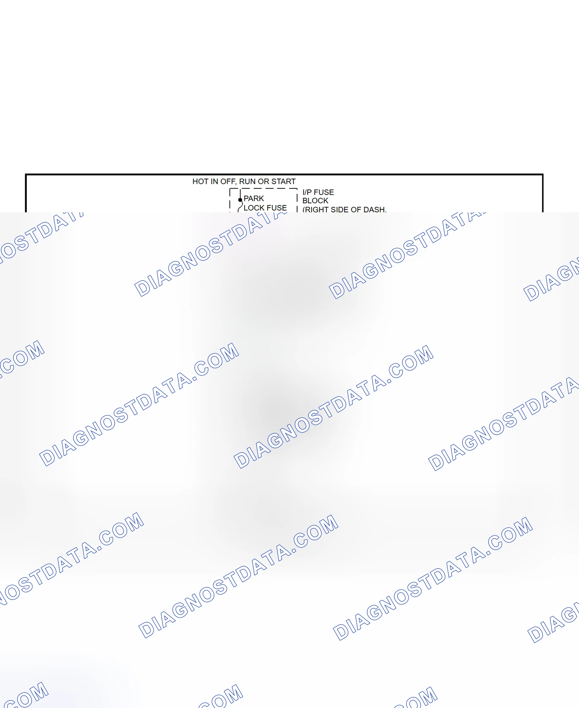 Scheme 84: Park Lock System Wiring Diagram (Regal)