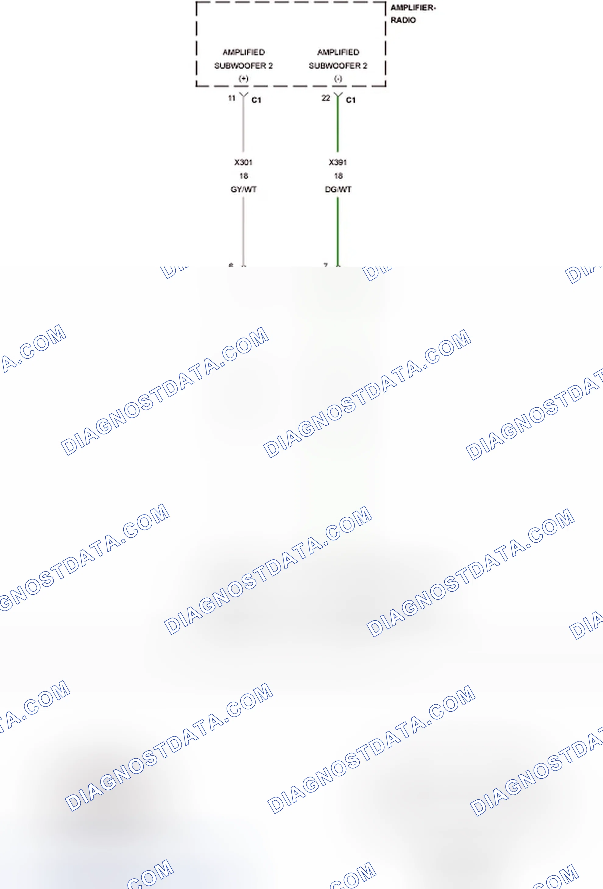 Scheme 61: B14BF-CHANNEL 10 AUDIO SPEAKER OUTPUT CIRCUIT LOW