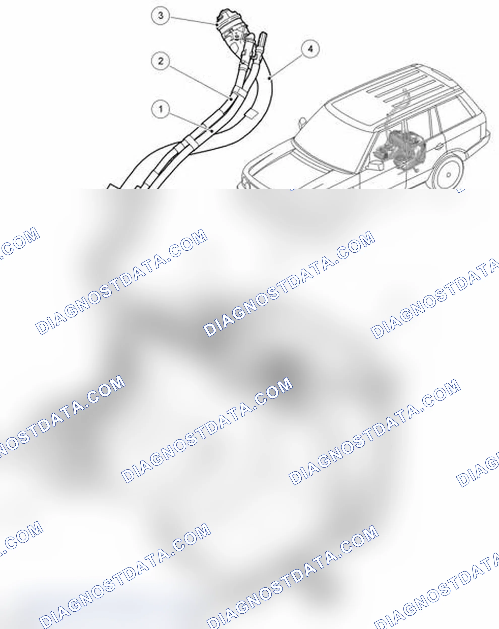 Scheme 56: 4.4L V8 FUEL TANK AND LINES COMPONENT LOCATION (ALL EXCEPT NAS)