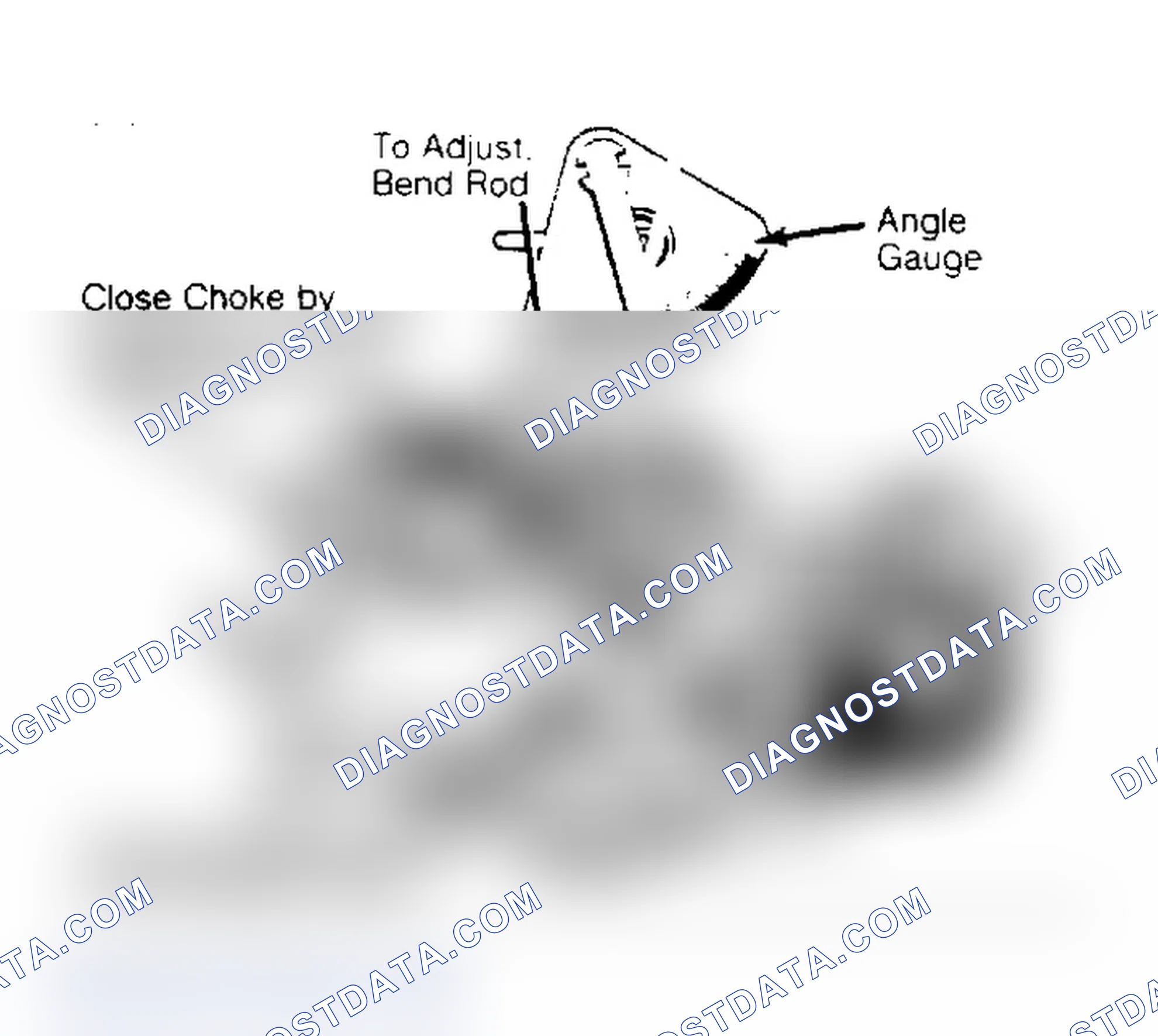 Scheme 21: Choke Rod (Fast Idle Cam) Adjustment