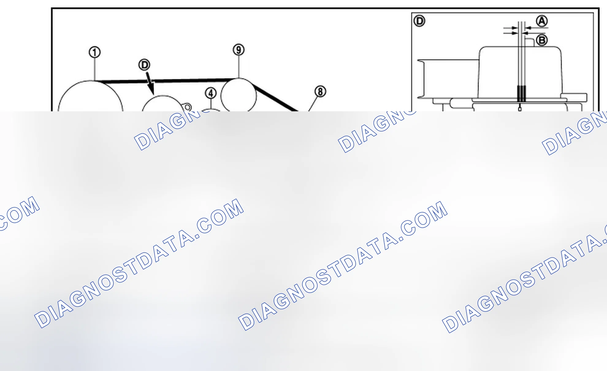 Scheme 57: DRIVE BELT : Exploded View