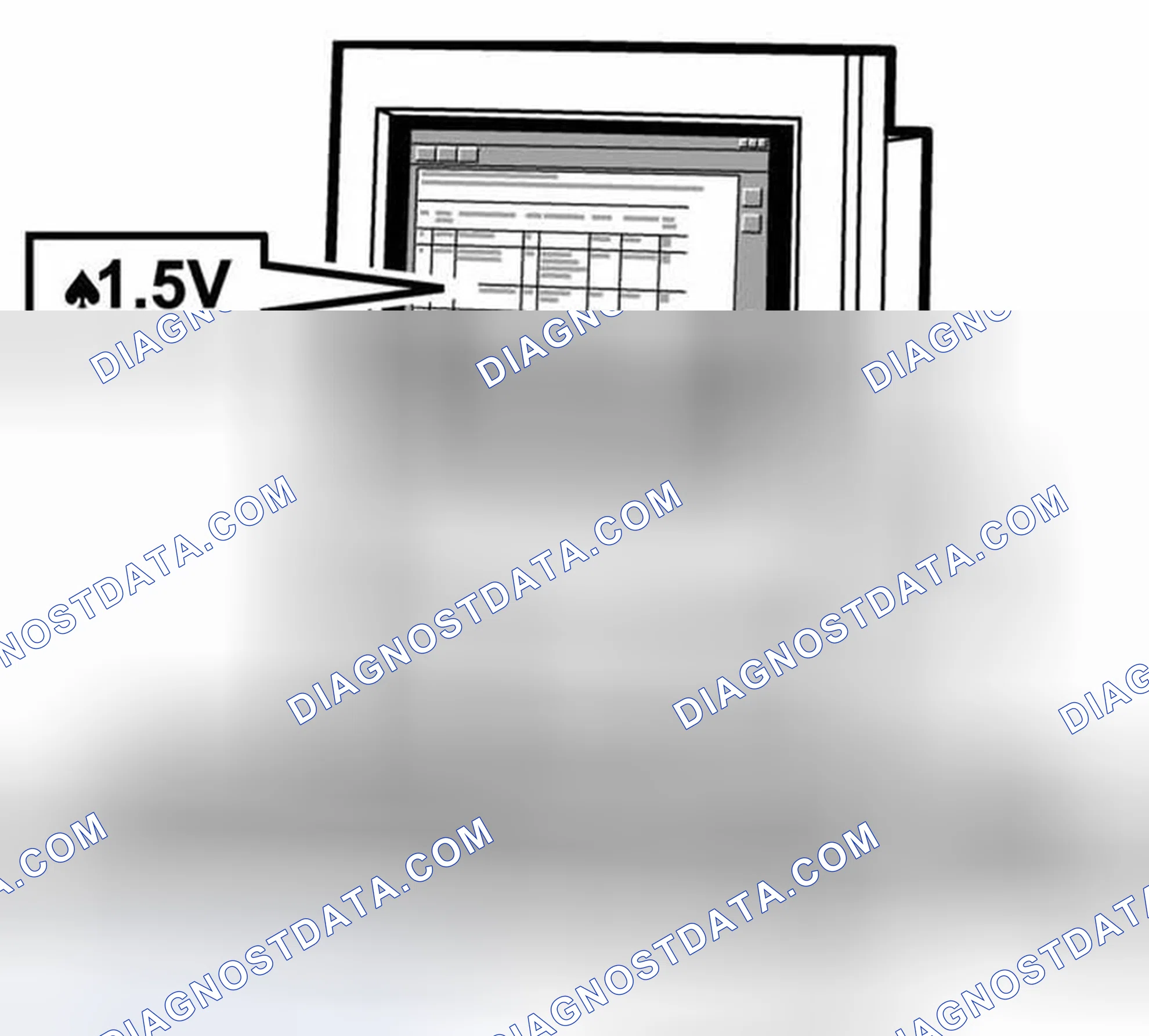 Scheme 42: Test Readings, Control Module Connections