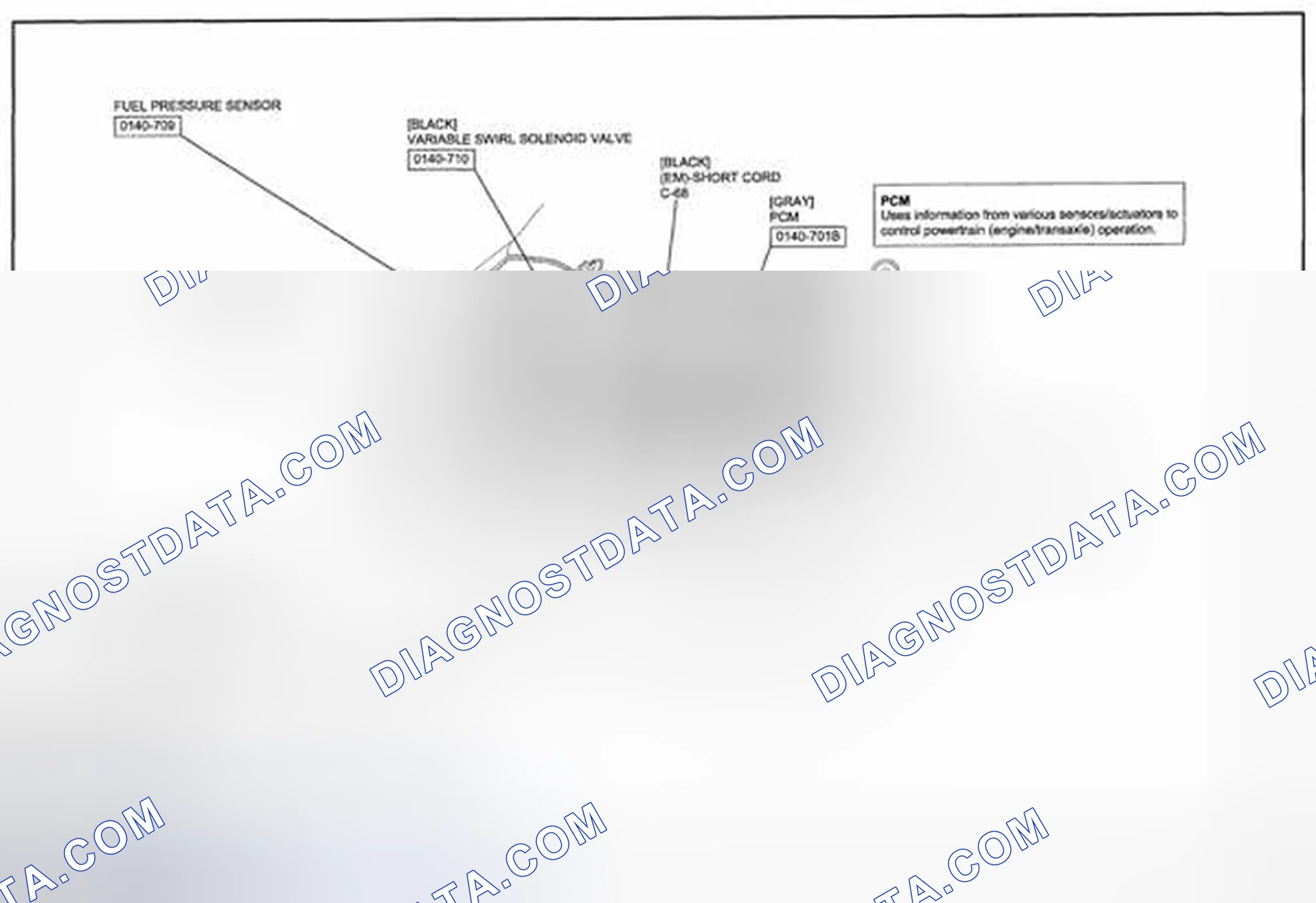 Scheme 147: Control System (MZR 2.3 DISI Turbo) Wiring Diagram - 0140-7d (2 Of 2)