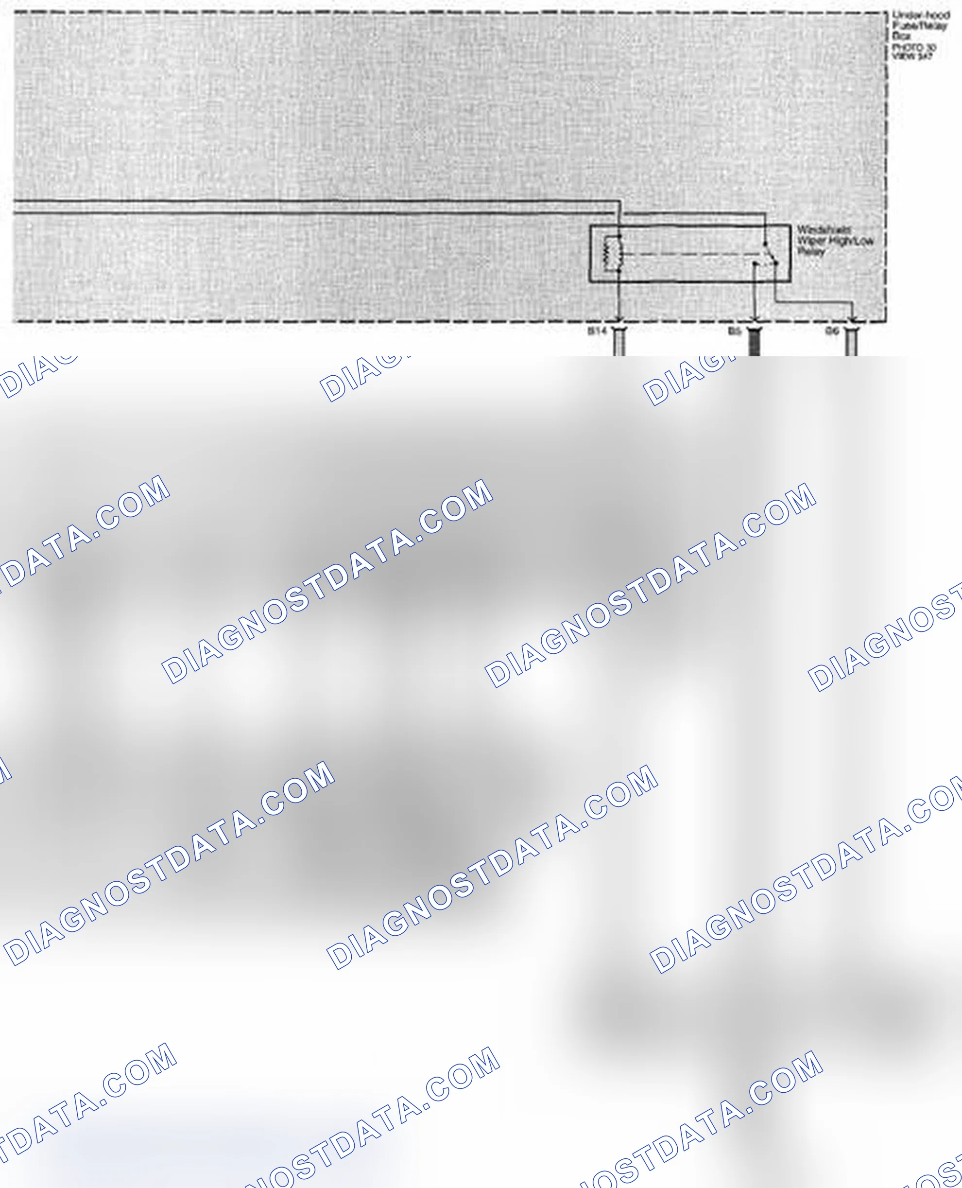 Scheme 329: Wiper/Washer Circuit Diagram(Page 91-2)