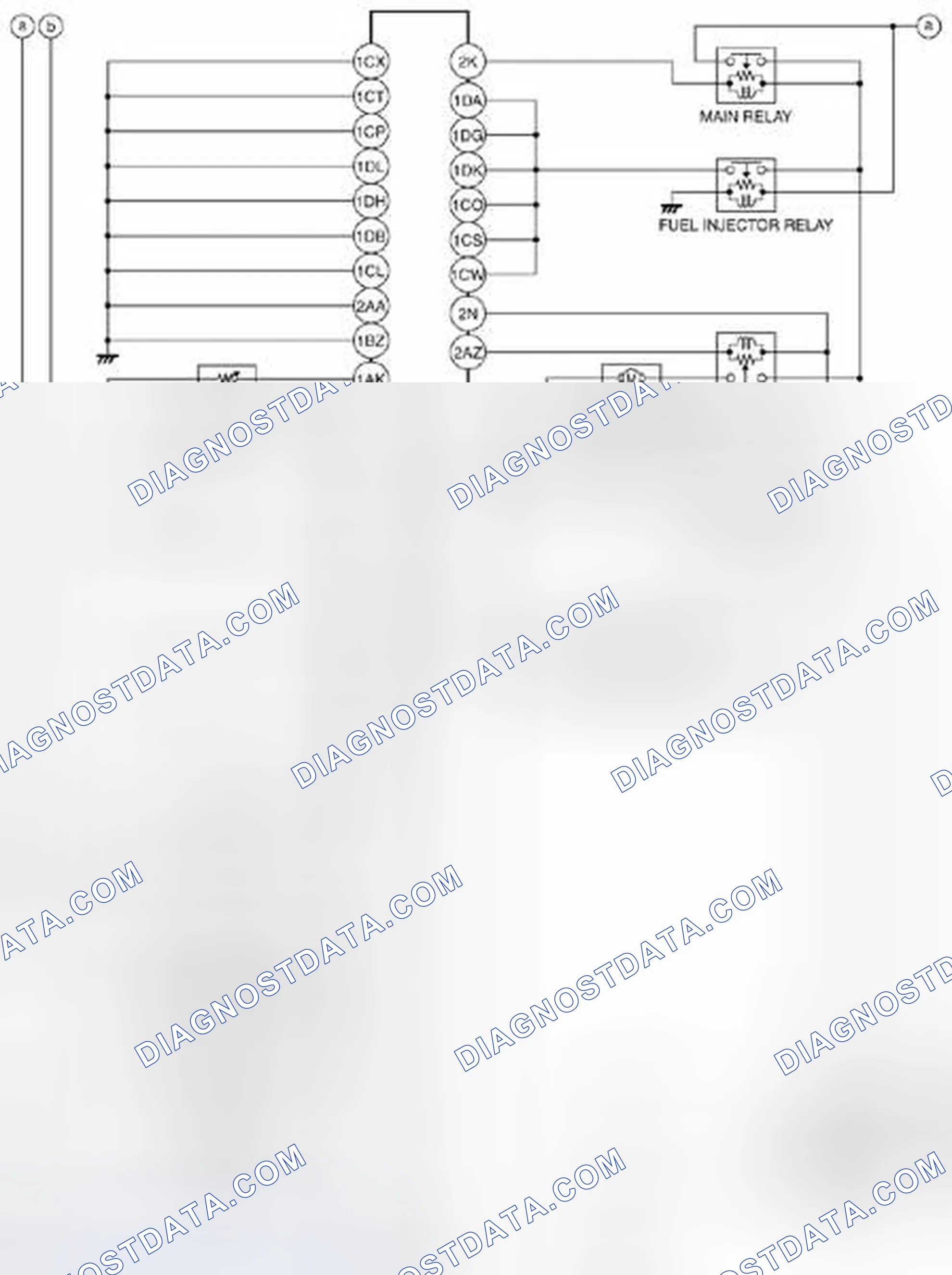 Scheme 261: Symptom Troubleshooting Wiring Diagram (SKYACTIV-G 2.0) (1 Of 3)