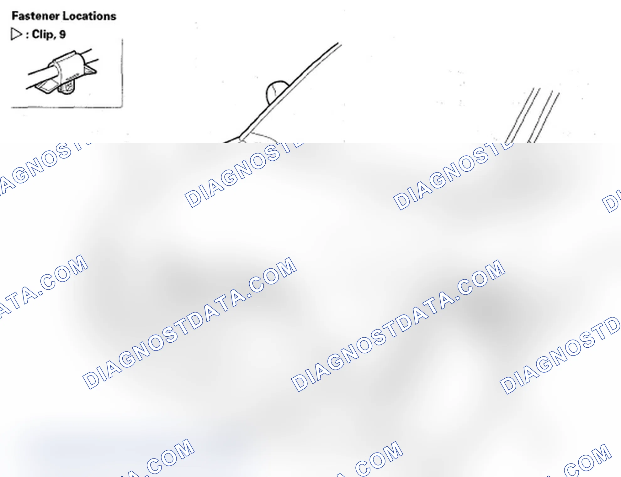 Scheme 11: Hood Opener Cable Replacement