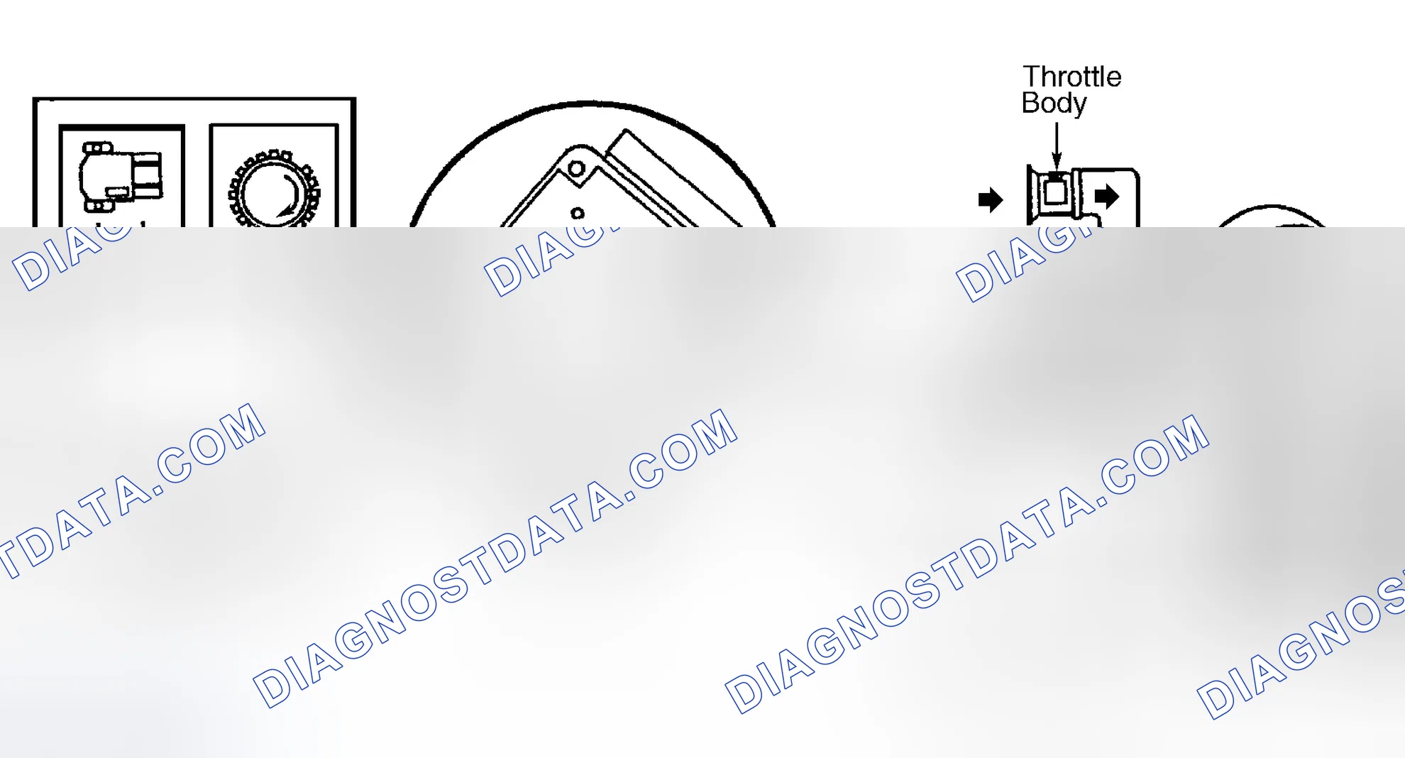 Scheme 27: Intake Manifold Tuning Valve - LS, Sable & Taurus 3.0L (VIN S), Econoline & Pickup 4.6L (VIN W), & B