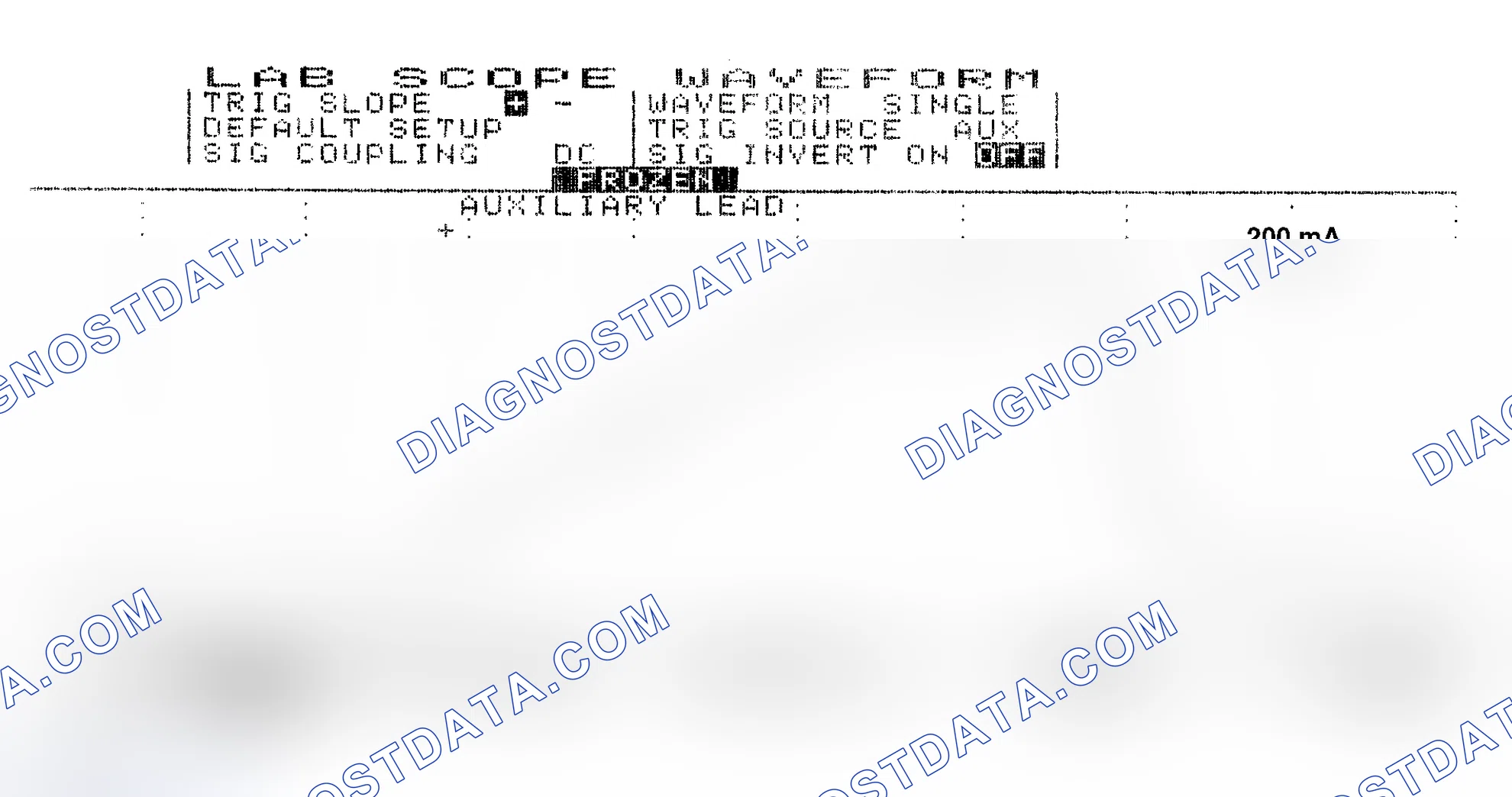 Scheme 13: Single Injector w/Normal Current Flow - Current Pattern