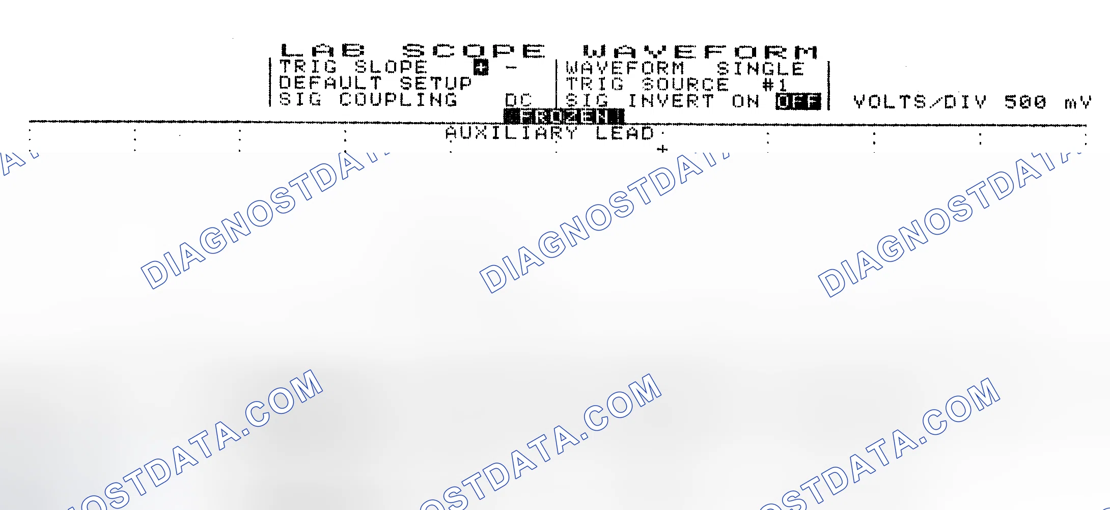 Scheme 10: Single Injector w/Excessive Current Flow - Current Pattern