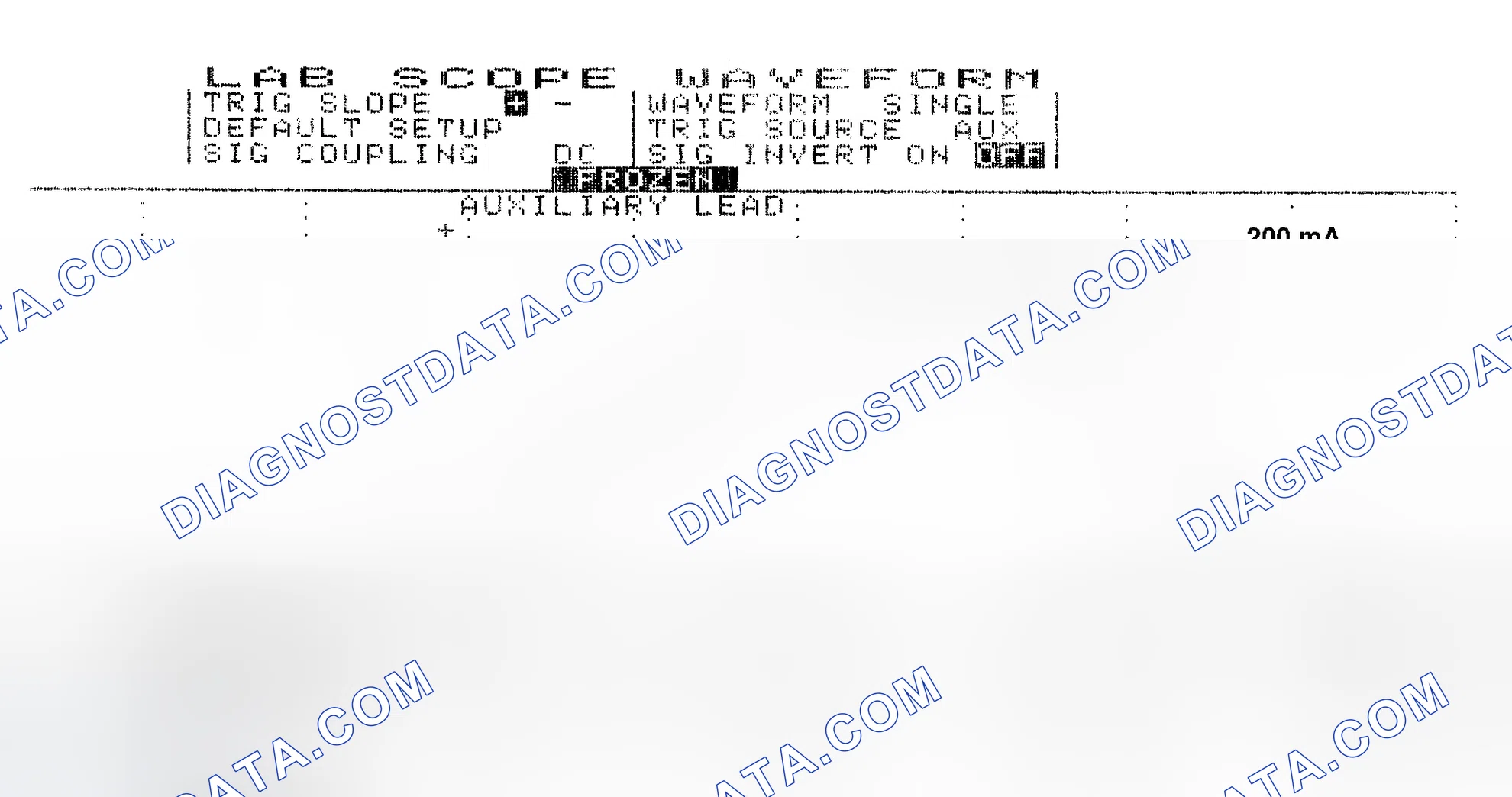 Scheme 13: Single Injector w/Normal Current Flow - Current Pattern