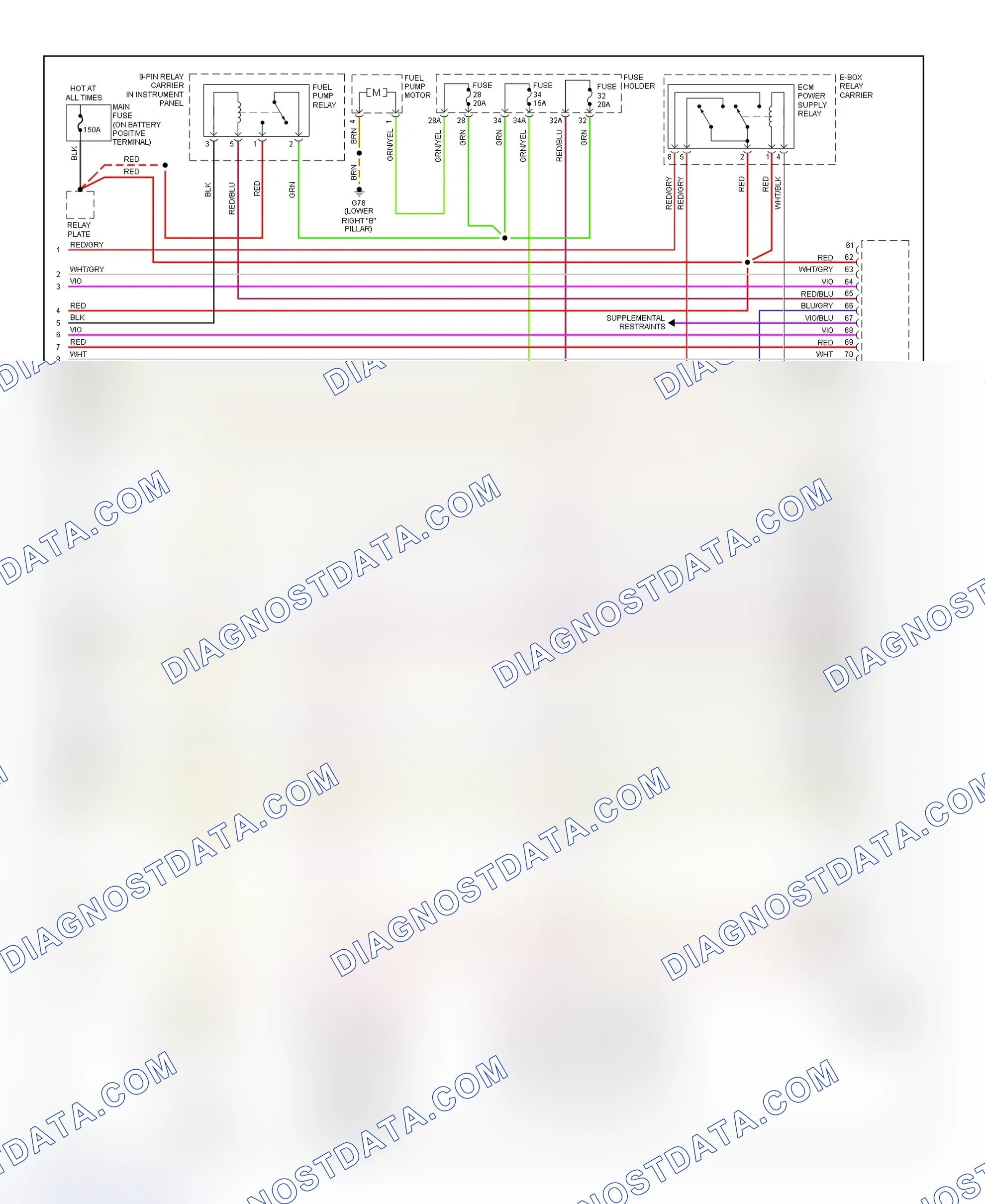 Scheme 7: Wiring Diagram (A4 1.8L - 4 Of 4)