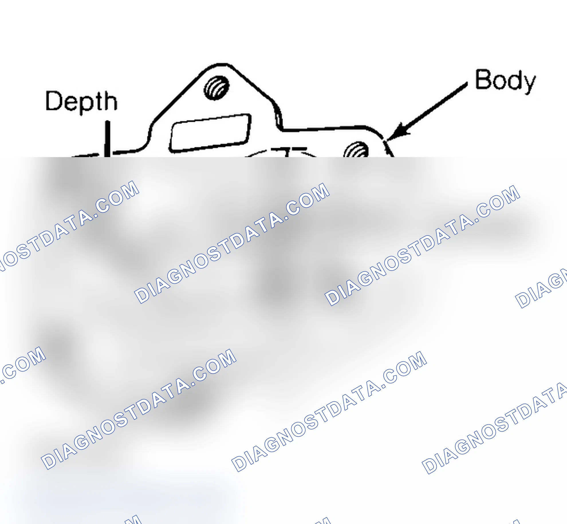 Scheme 35: Measuring Oil Pump Gear Cavity