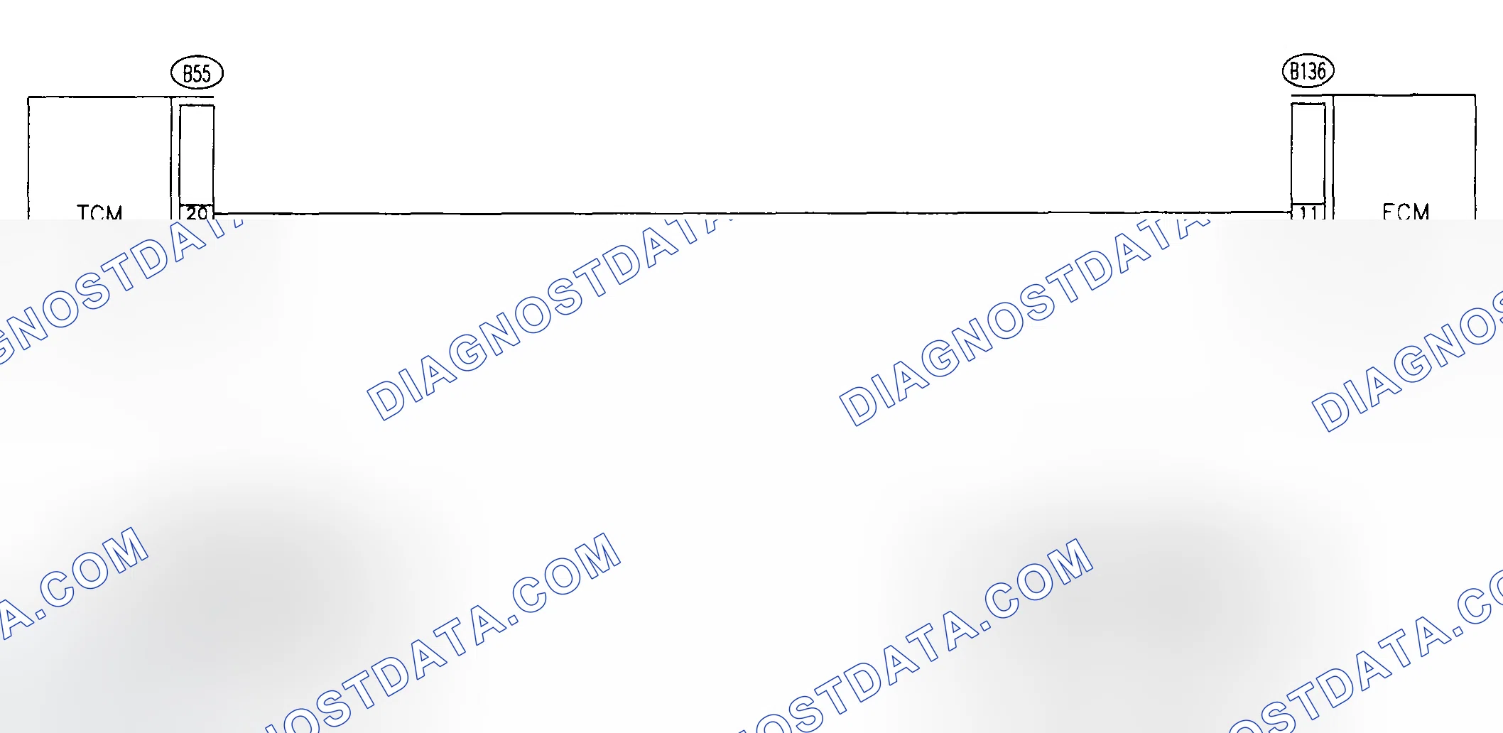 Scheme 477: Input Signal Circuit Of TCM From ECM