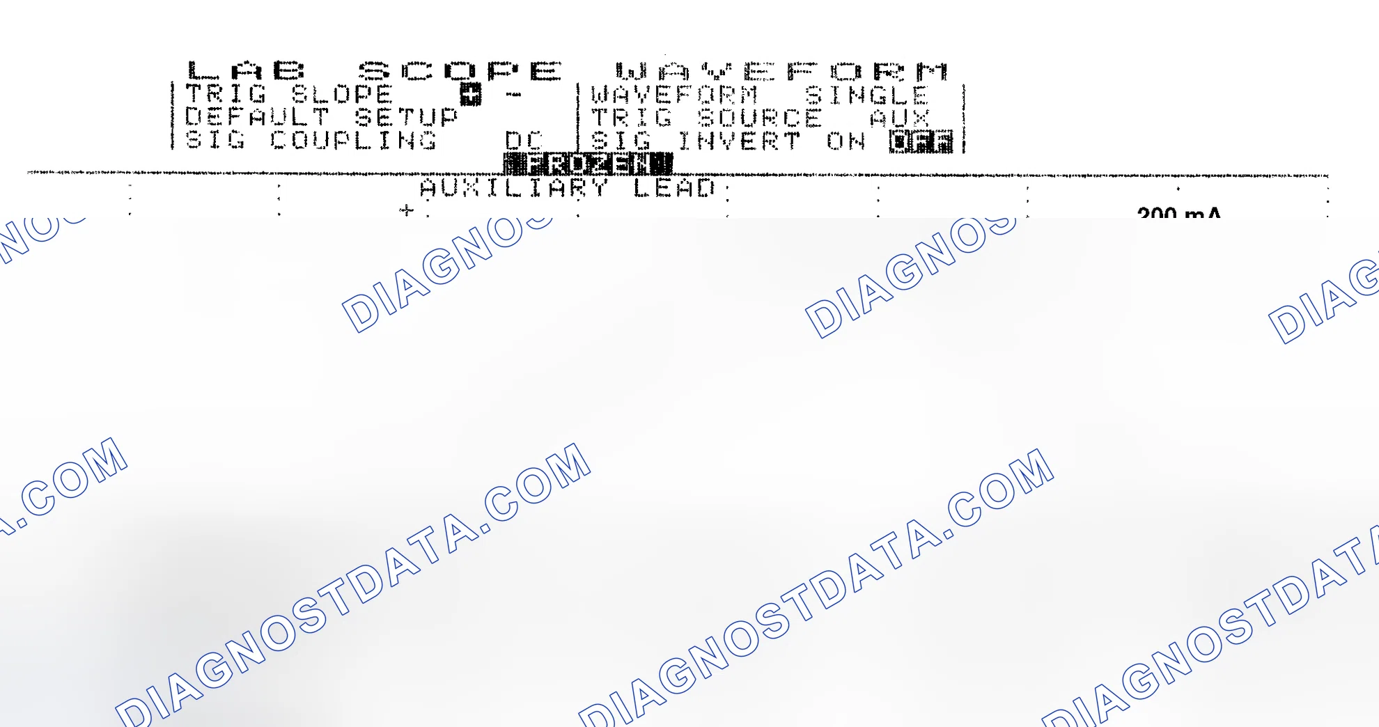 Scheme 13: Single Injector w/Normal Current Flow - Current Pattern