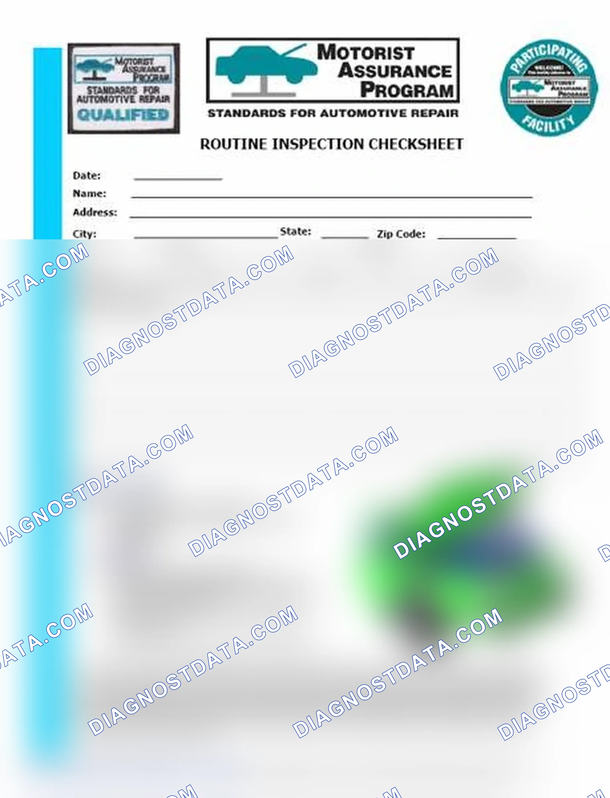 Scheme 26: Routine Inspection Checksheet (1 Of 2)