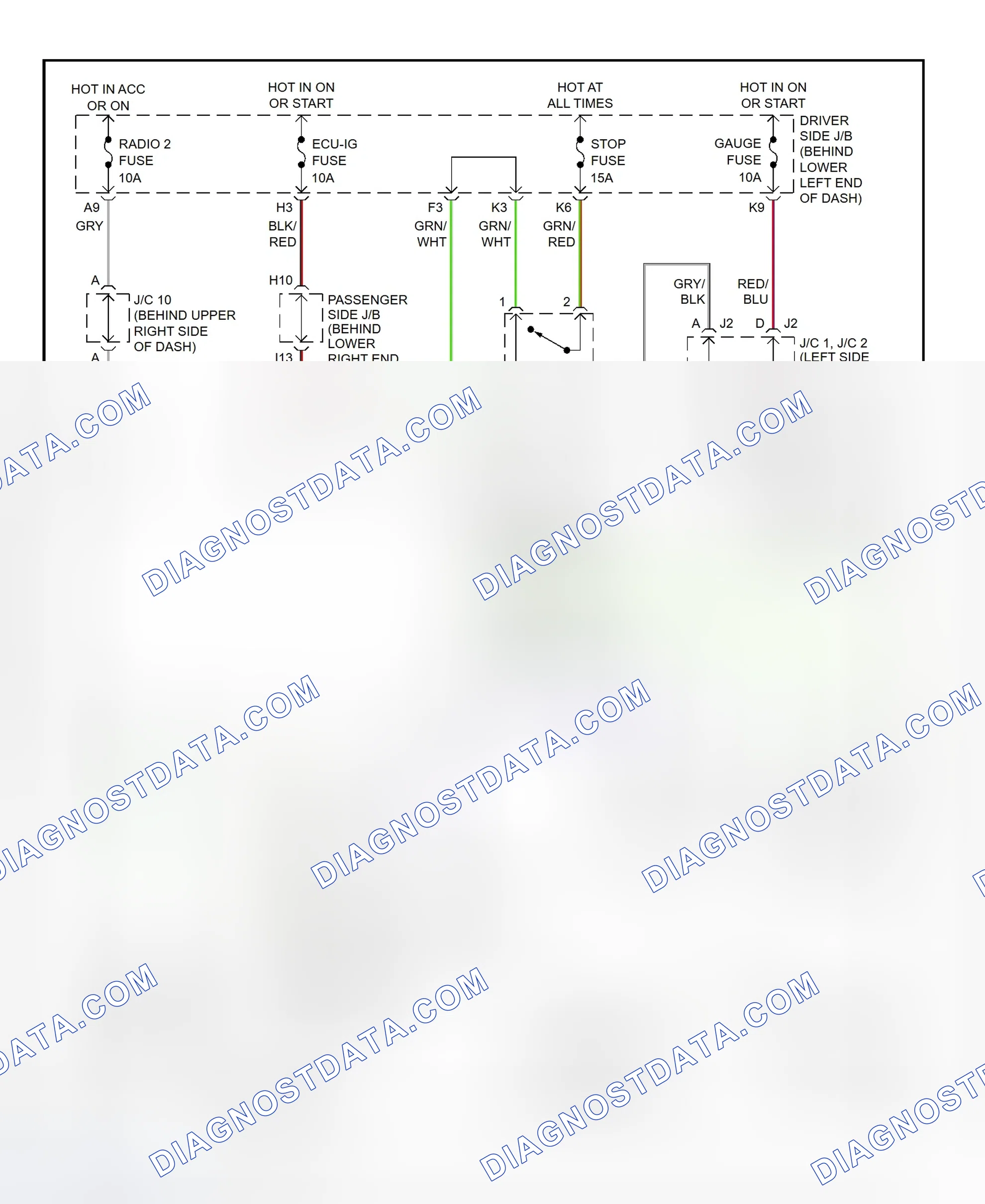 Scheme 312: Shift Interlock System Wiring Diagram (2002 - Lexus IS300)