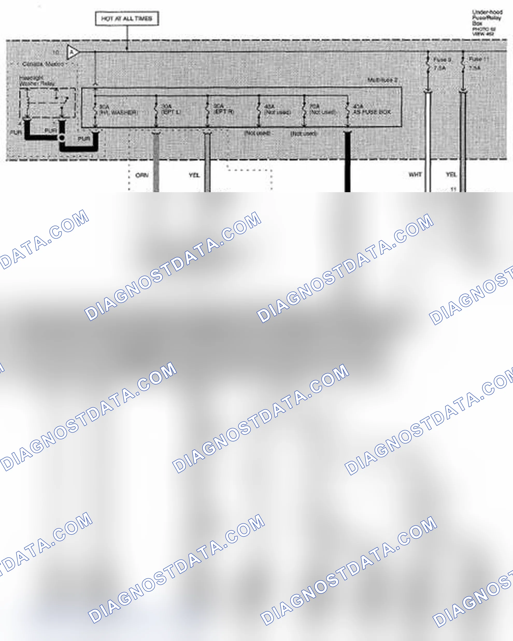 Scheme 58: Power Distribution Circuit Diagram (Page 10-6)