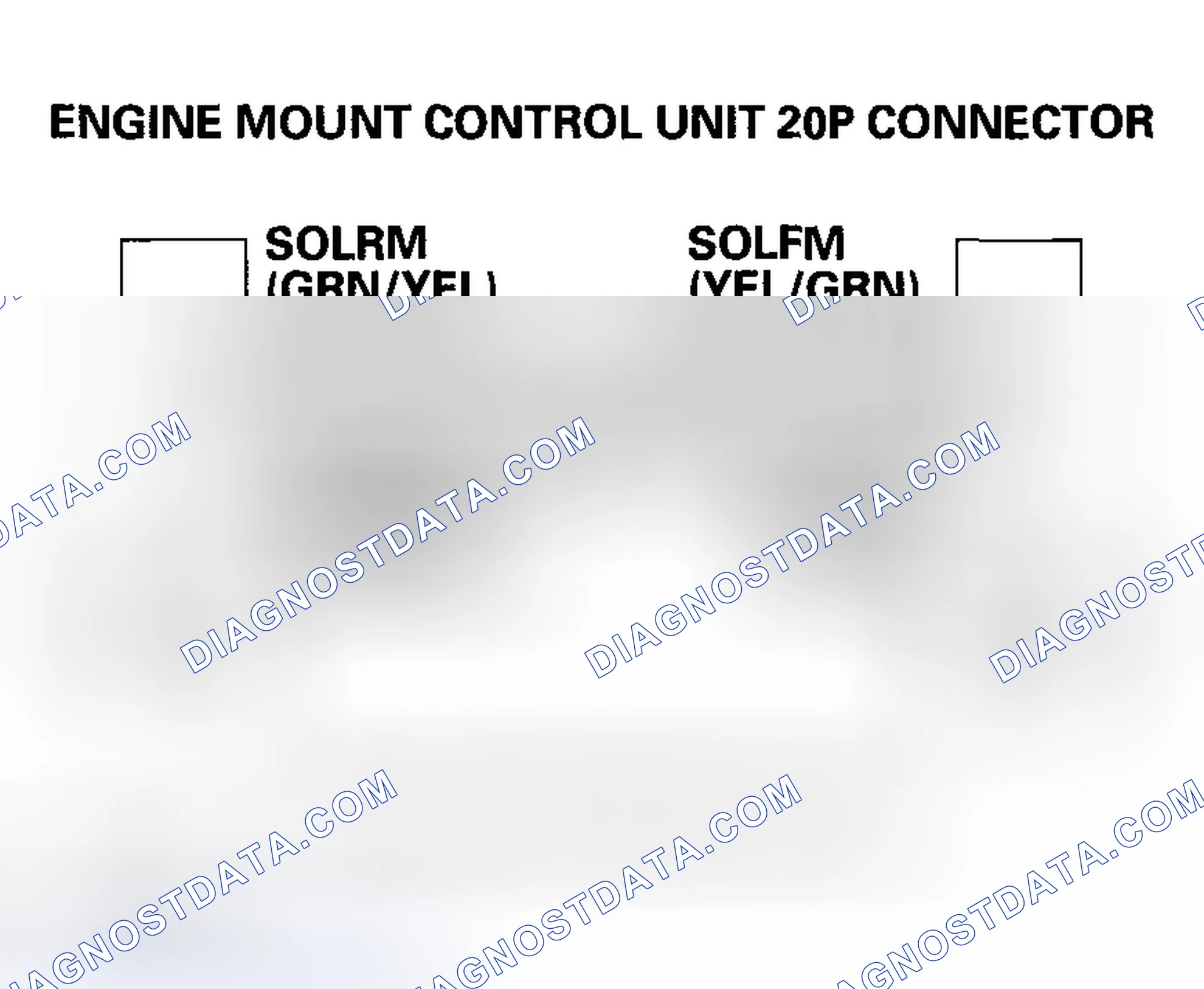 Scheme 485: DTC P0A14: Front Engine Mount Actuator Circuit Malfunction; DTC P0AB6: Rear Engine Mount Actuator Ci
