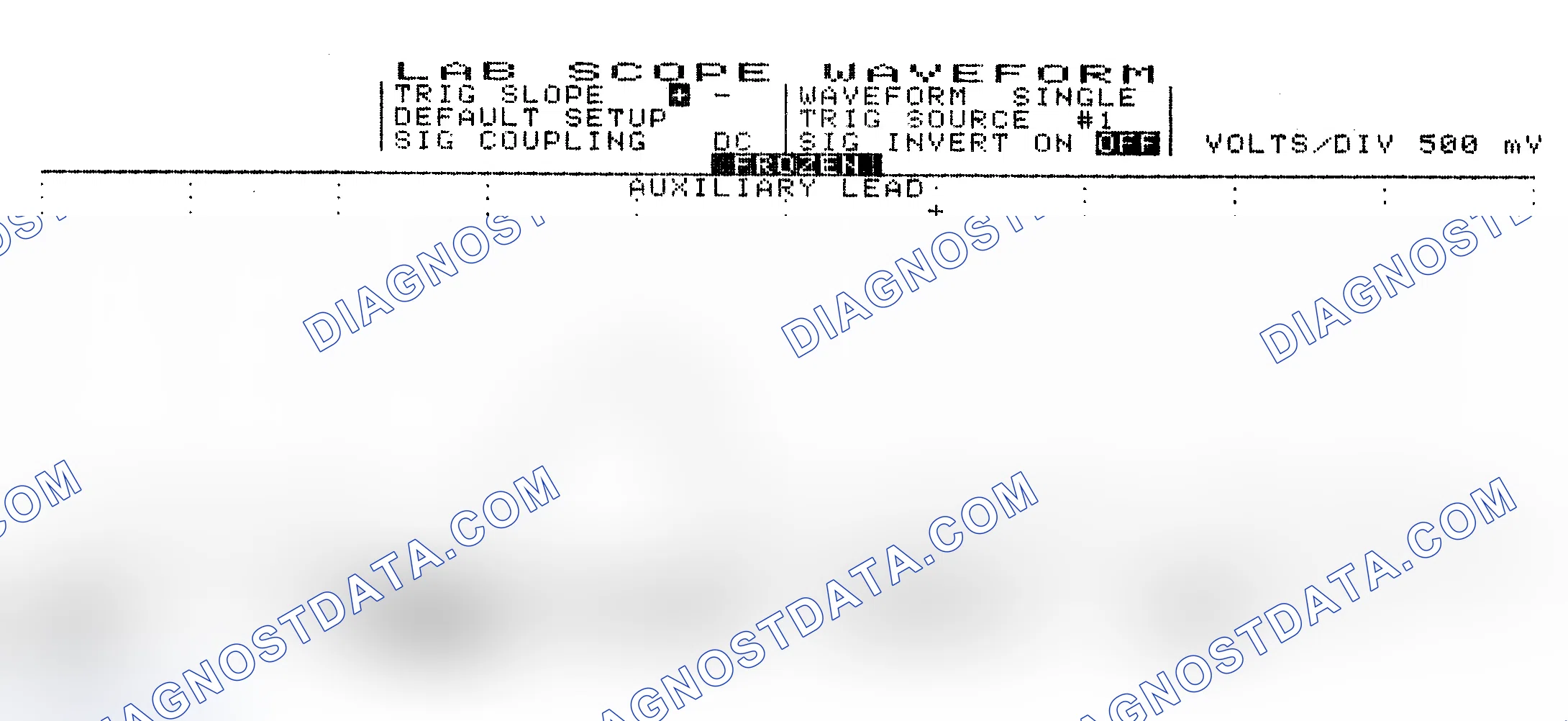 Scheme 10: Single Injector w/Excessive Current Flow - Current Pattern