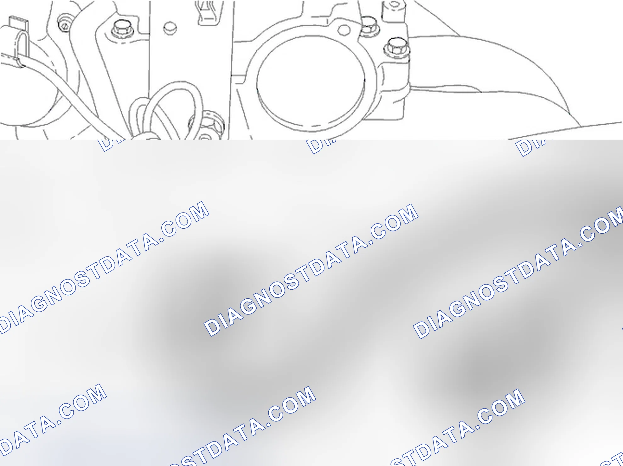 Scheme 131: Removing the heater hoses from the engine connection
