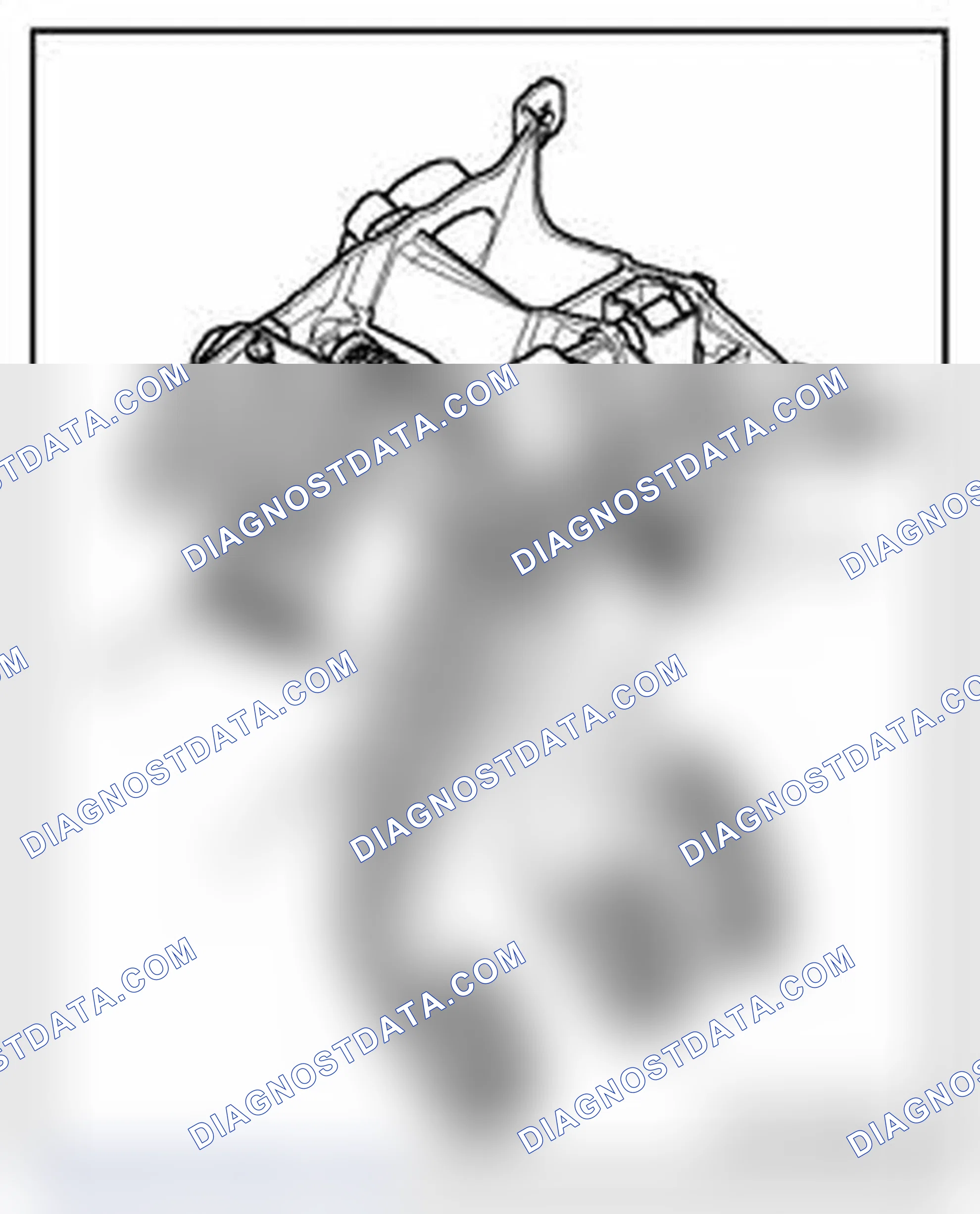 Scheme 372: Component location Brake Light Switch F/Brake Pedal Switch F47 , Clutch Pedal Switch F36 and Clutch