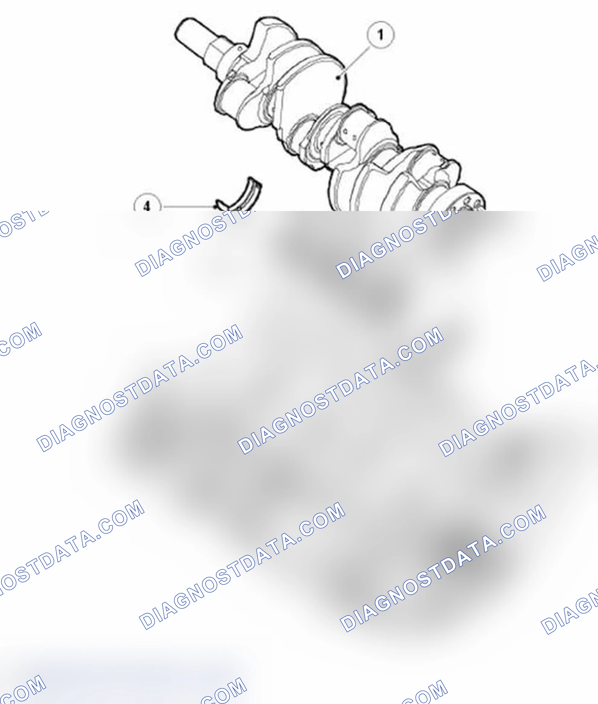 Scheme 460: Crankshaft and Main Bearings