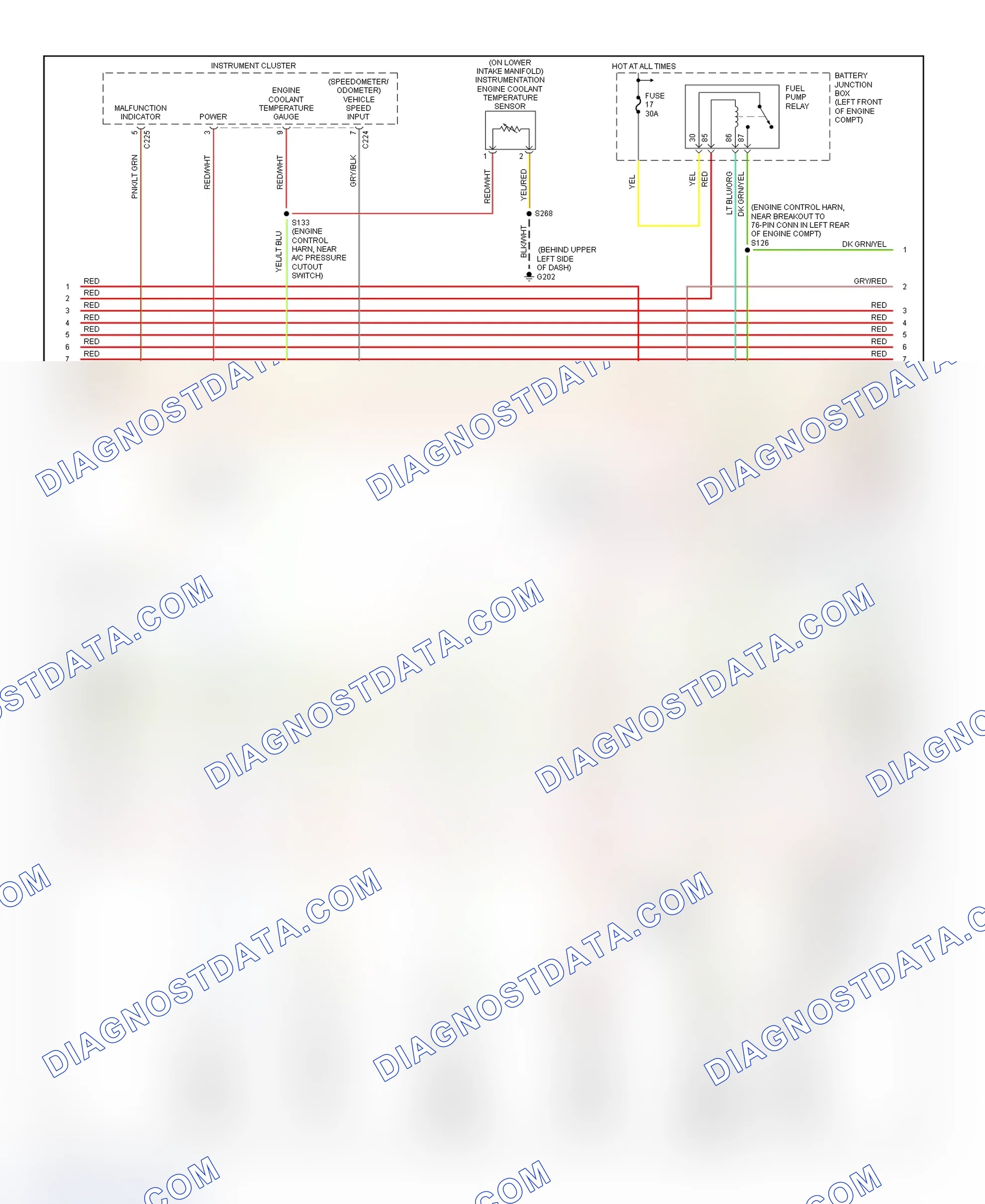 Scheme 33: PCM Wiring Diagram (Econoline - E150, E250 & E350 Super Duty - 5.4L Gasoline - 2 Of 4)