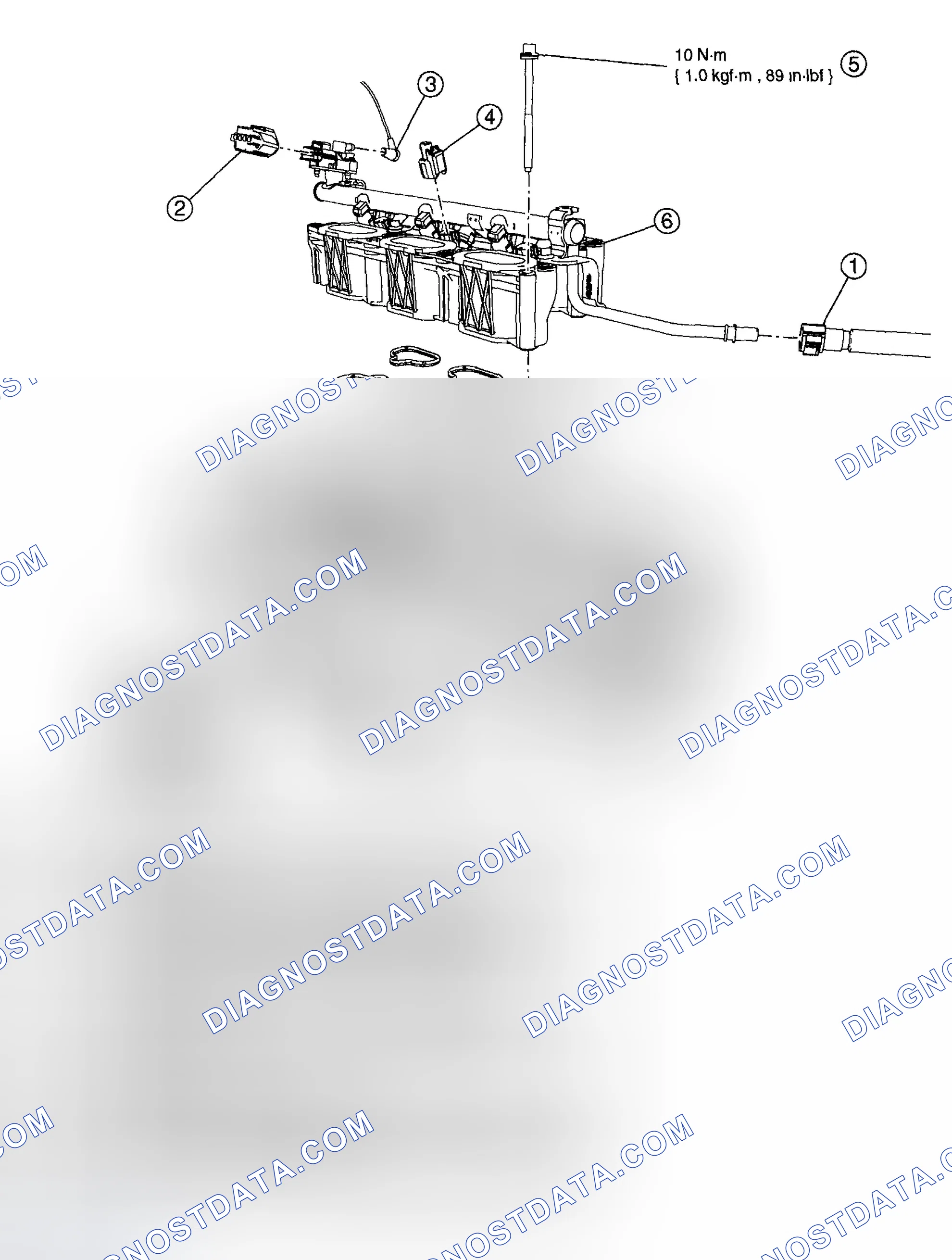 Scheme 545: LOWER INTAKE MANIFOLD