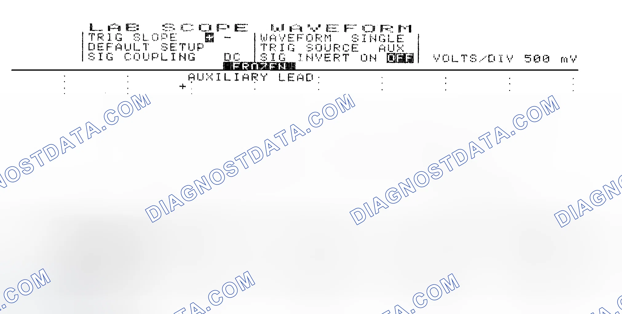Scheme 14: Single Injector w/Excessive Current Flow - Current Pattern
