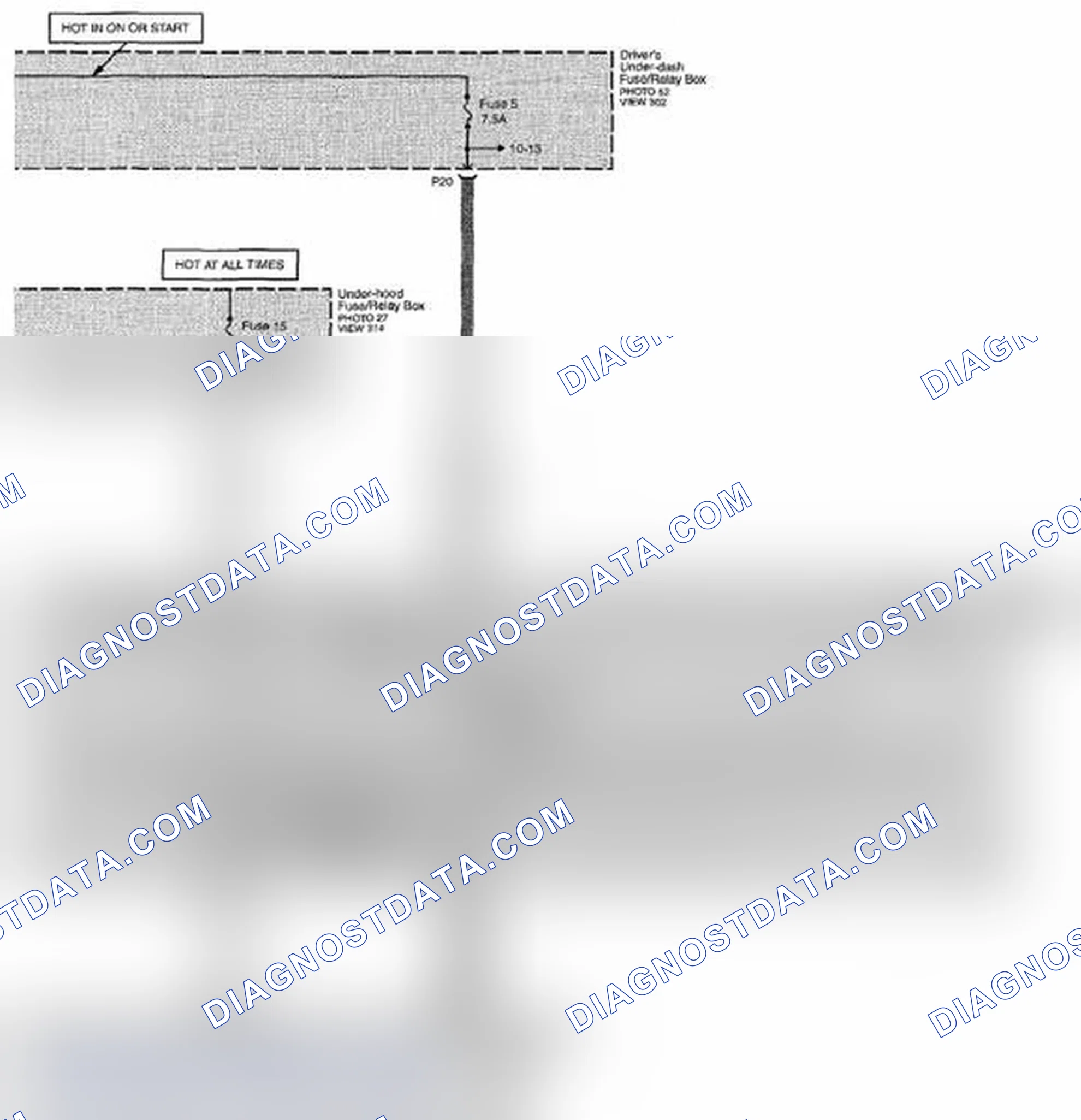Scheme 158: Charging System Circuit Diagram (Page 22-1)
