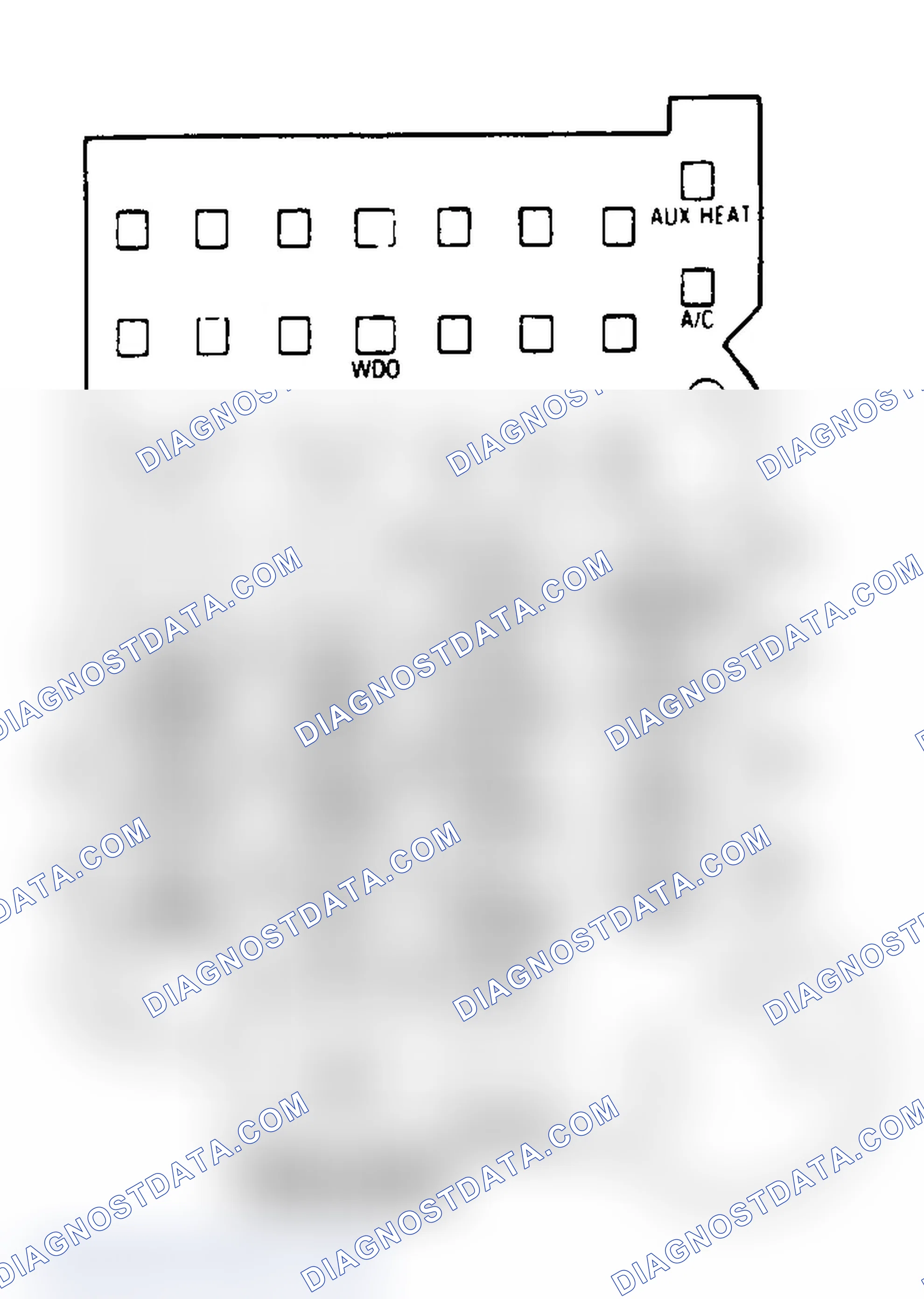 Scheme 1: FUSE PANEL IDENTIFICATION (1988-92 "G" SERIES VAN)